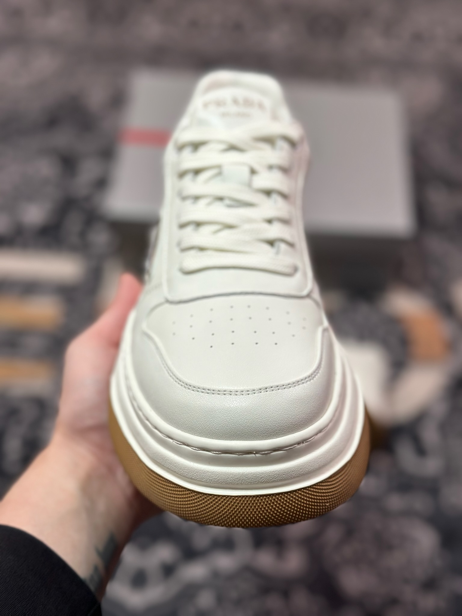 C6420  新货#意大利高奢品牌·普拉达Prada Cloudbust Thunder Low Sneakers 老爹百搭休闲运动男鞋系列