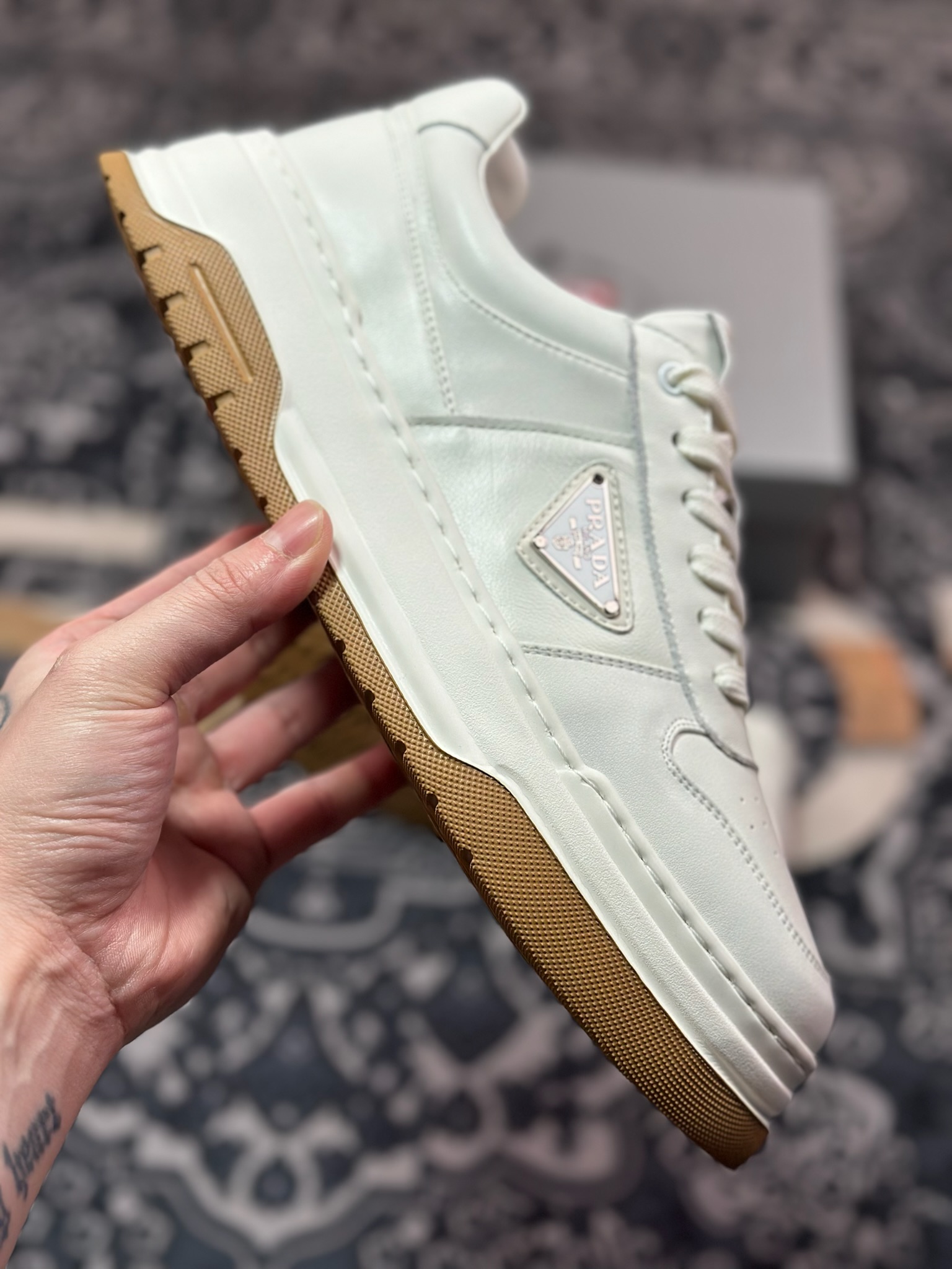 C6420  新货#意大利高奢品牌·普拉达Prada Cloudbust Thunder Low Sneakers 老爹百搭休闲运动男鞋系列