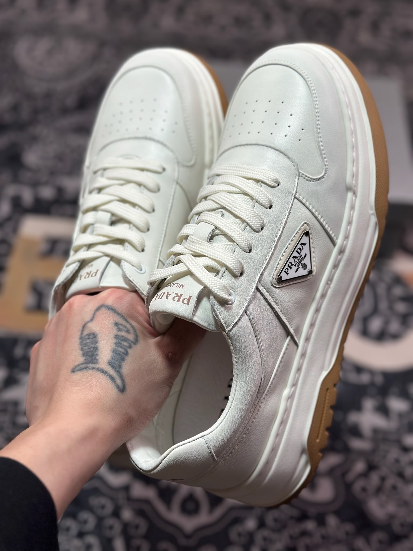C6420  新货#意大利高奢品牌·普拉达Prada Cloudbust Thunder Low Sneakers 老爹百搭休闲运动男鞋系列
