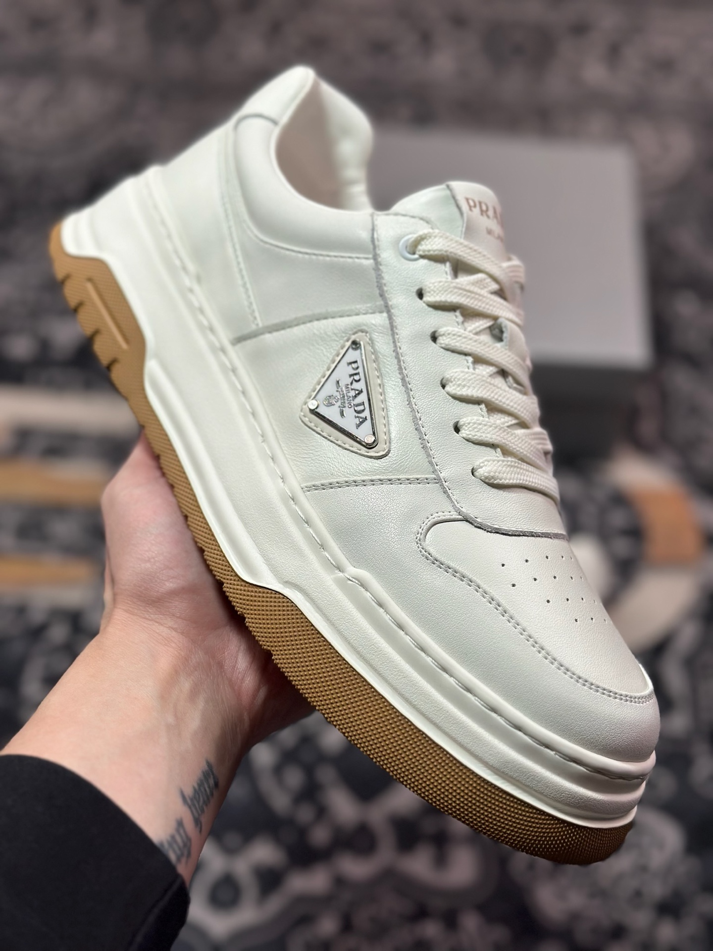 C6420  新货#意大利高奢品牌·普拉达Prada Cloudbust Thunder Low Sneakers 老爹百搭休闲运动男鞋系列