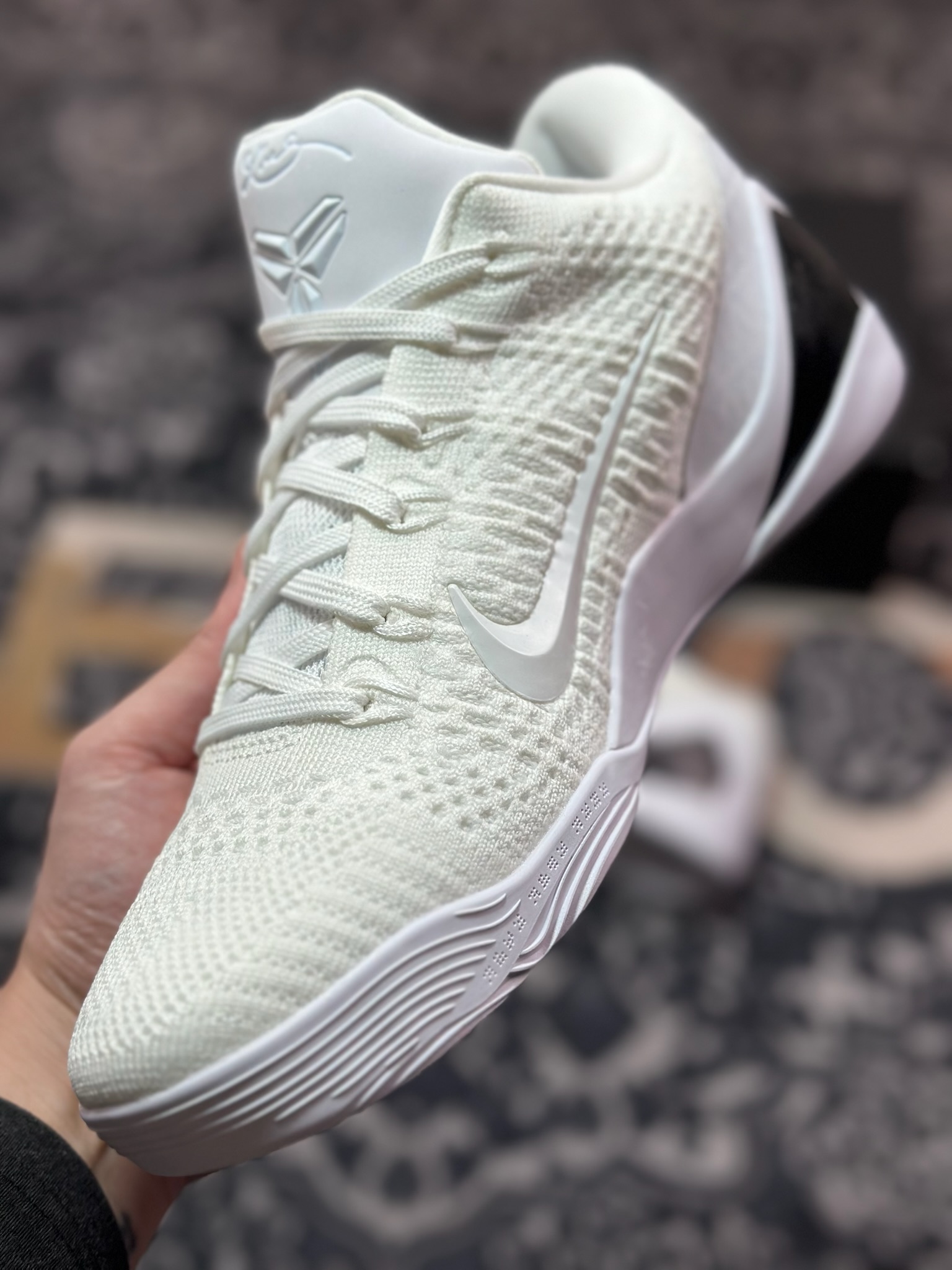D2480    纯原 过验/无法鉴定 NK Kobe 9 Elite Low ”Halo” 纯白  FZ7334-100