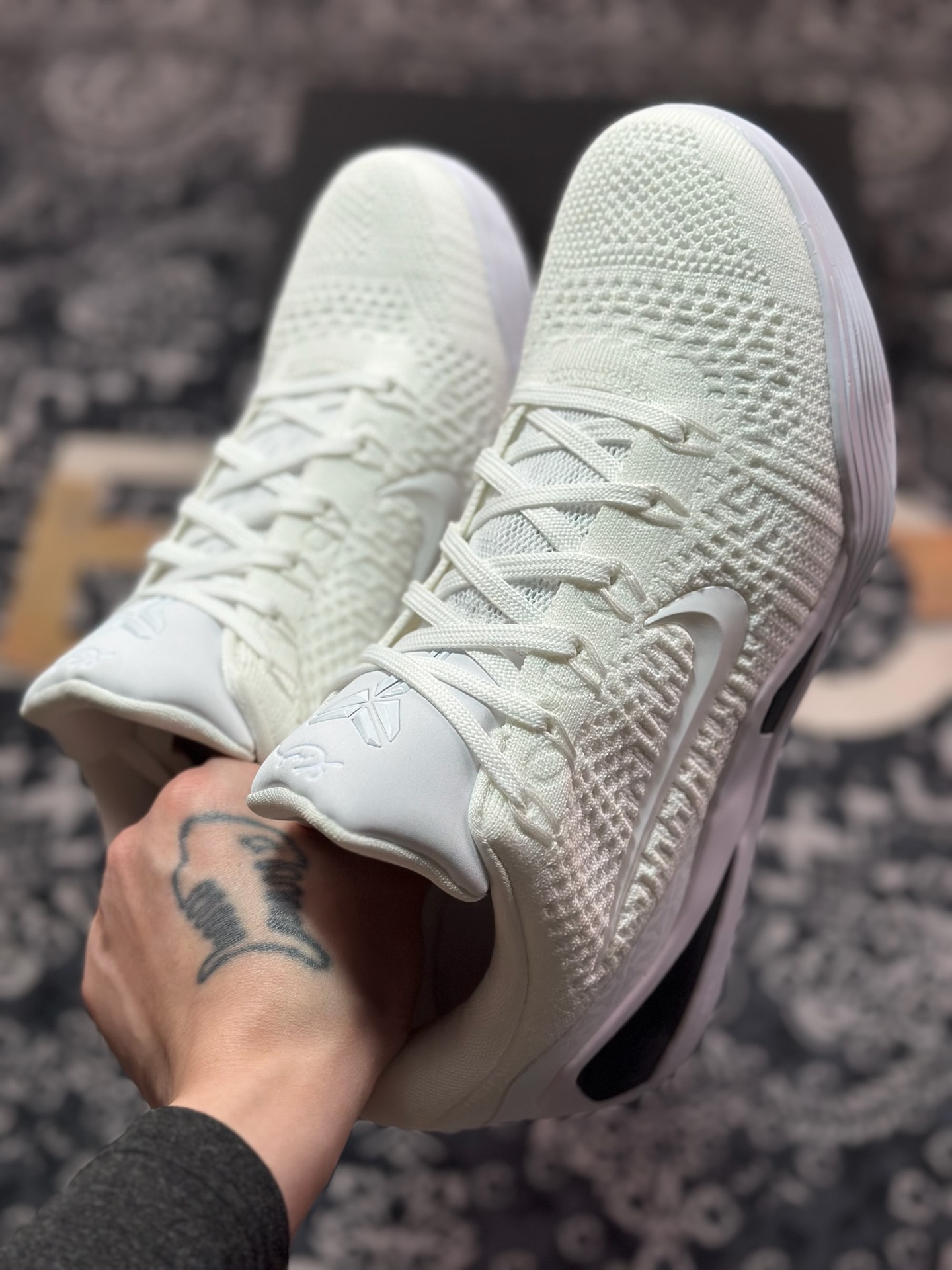 D2480    纯原 过验/无法鉴定 NK Kobe 9 Elite Low ”Halo” 纯白  FZ7334-100