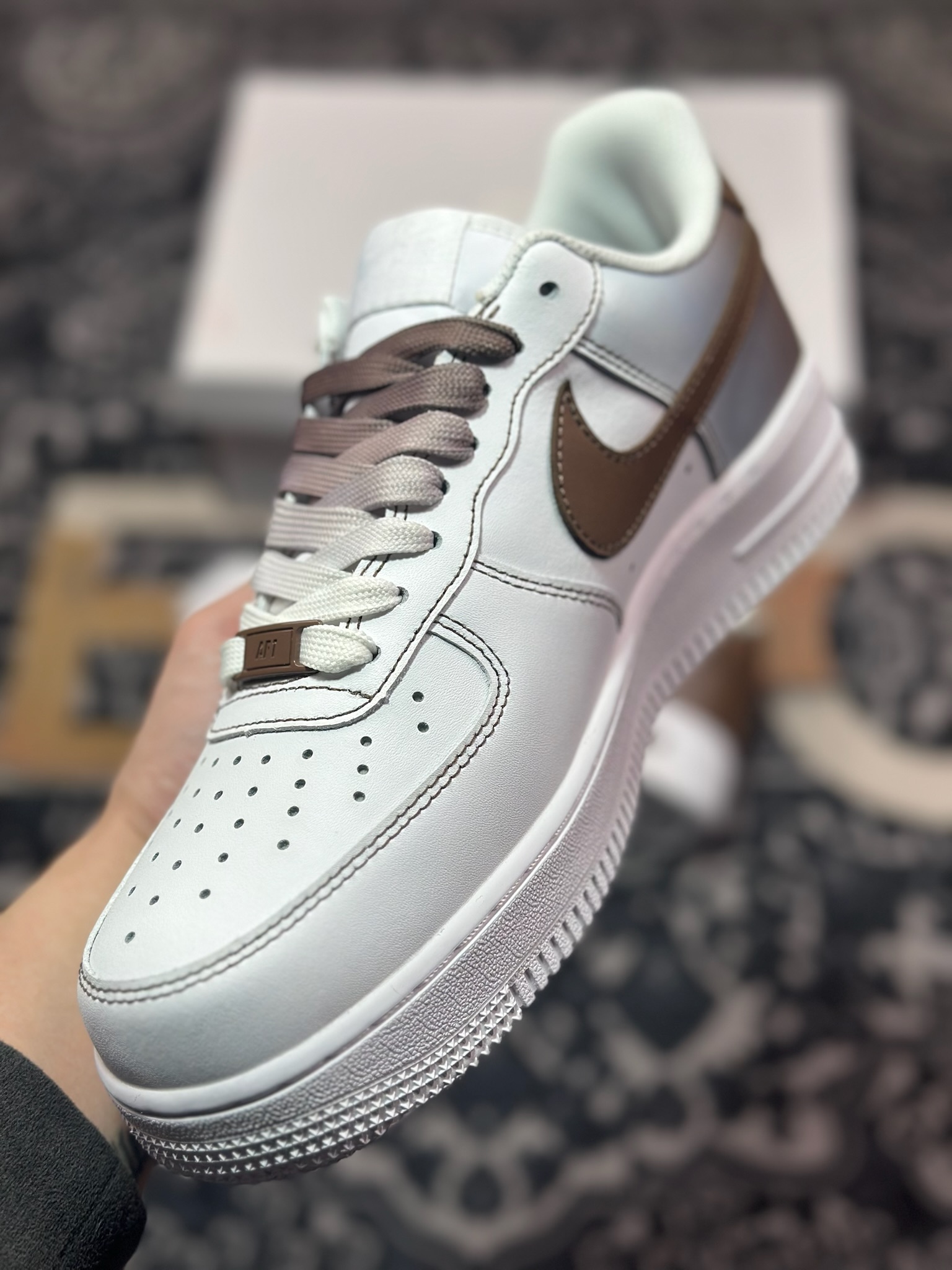 A8200  Nike Air Force 1 Low 白棕渐变  FN0366-103