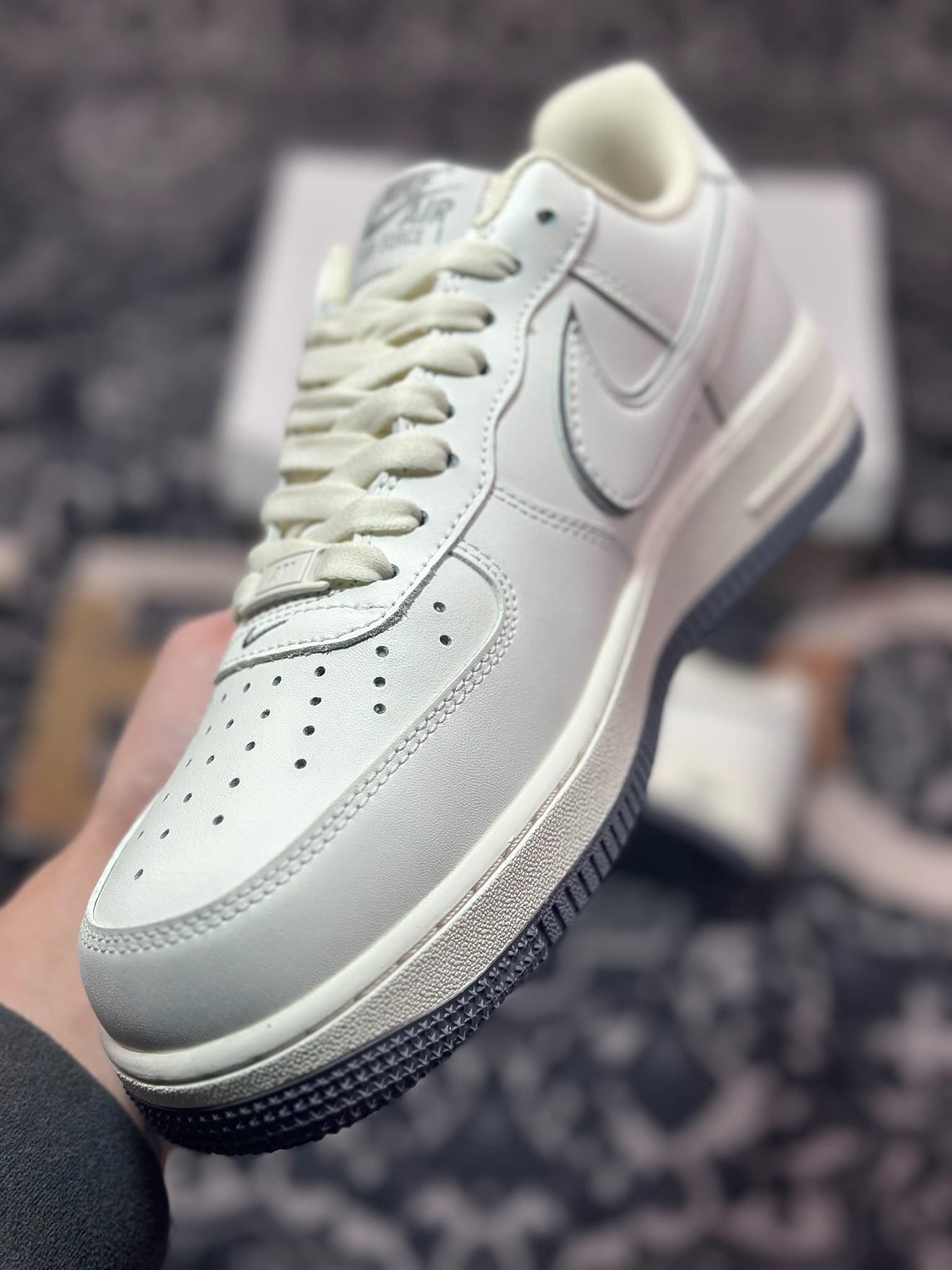 A7200  Nike Air Force 1 Low '07 白深灰低帮空军一号休闲板鞋   DZ2799-122