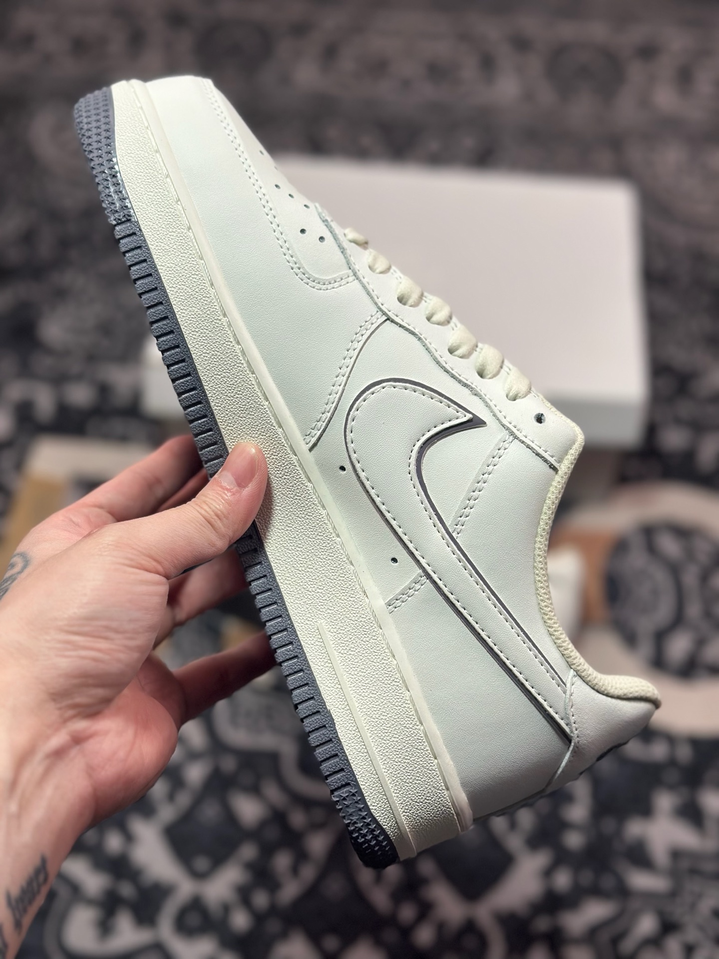 A7200  Nike Air Force 1 Low '07 白深灰低帮空军一号休闲板鞋   DZ2799-122