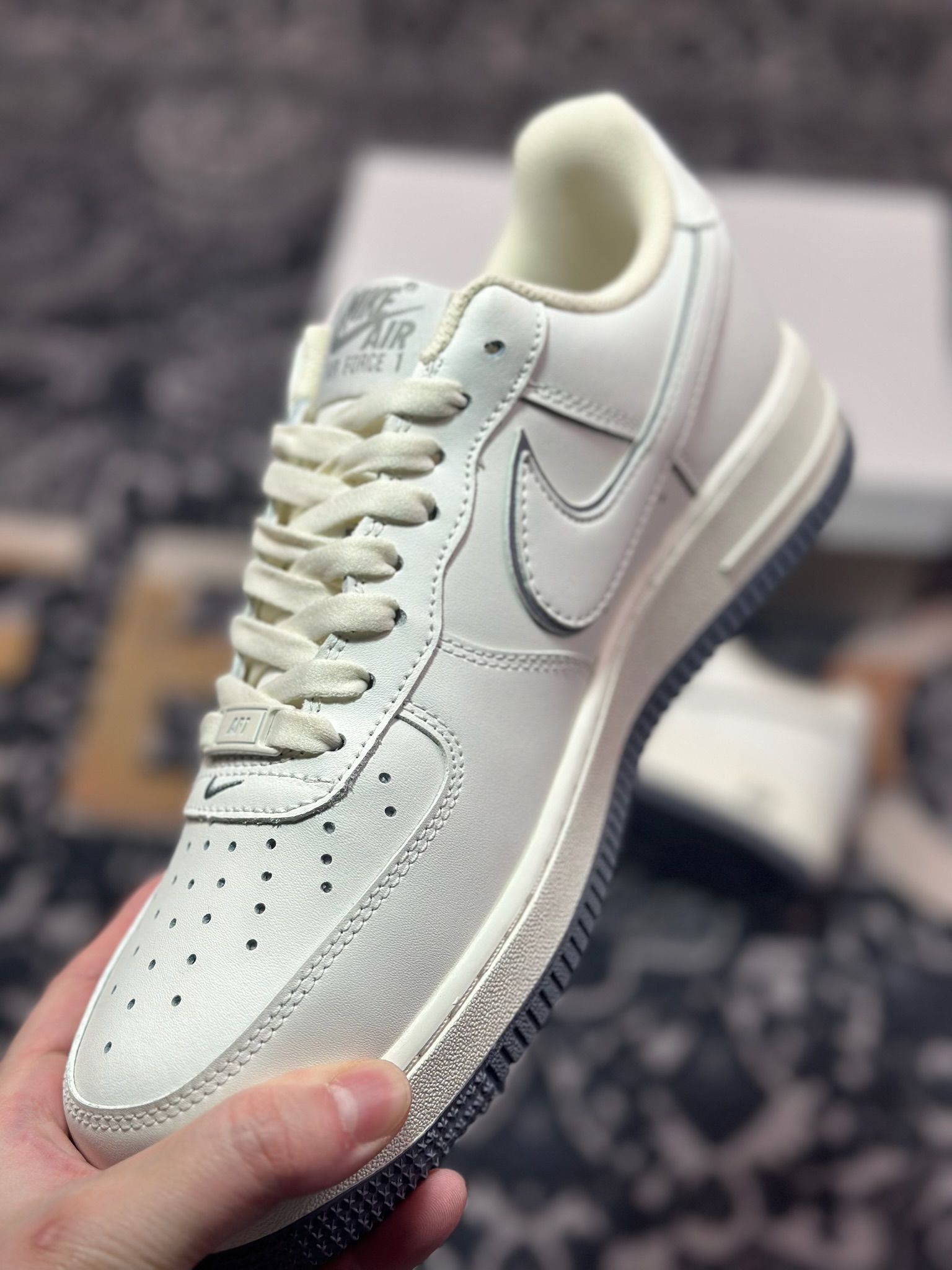 A7200  Nike Air Force 1 Low '07 白深灰低帮空军一号休闲板鞋   DZ2799-122