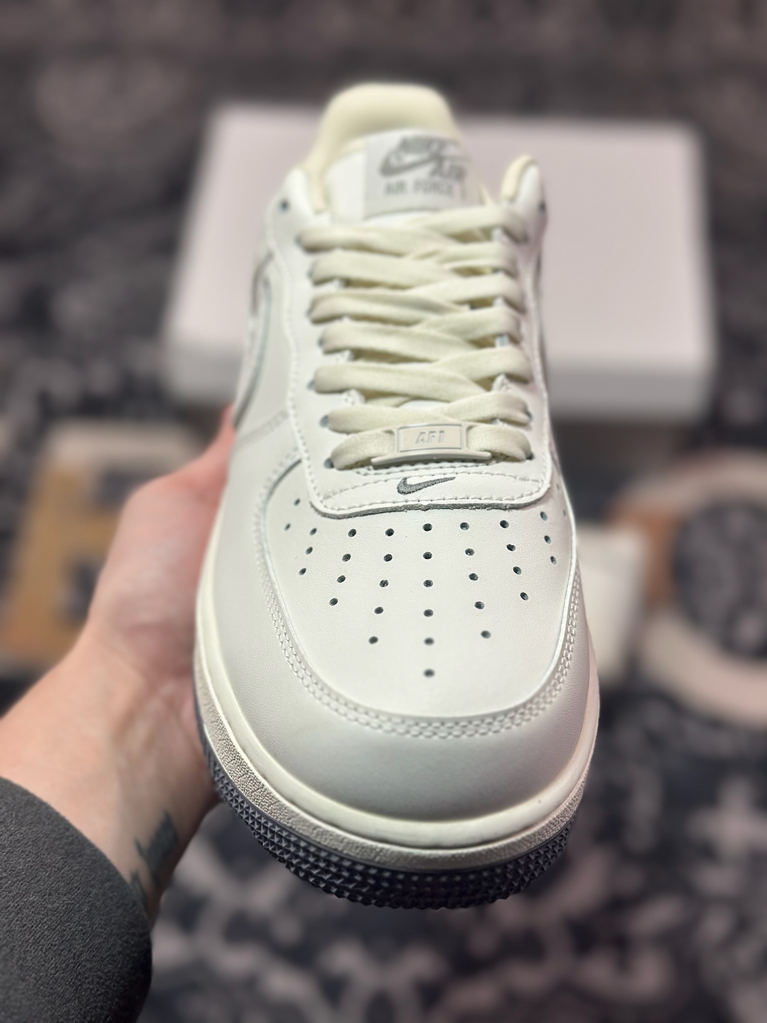 A7200  Nike Air Force 1 Low '07 白深灰低帮空军一号休闲板鞋   DZ2799-122