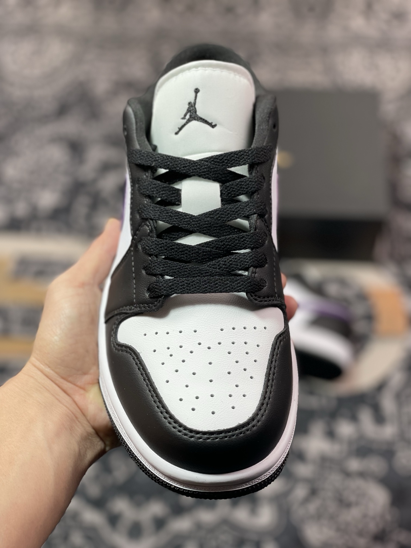 Air Jordan 1 Low 黑白紫 HJ5911-105