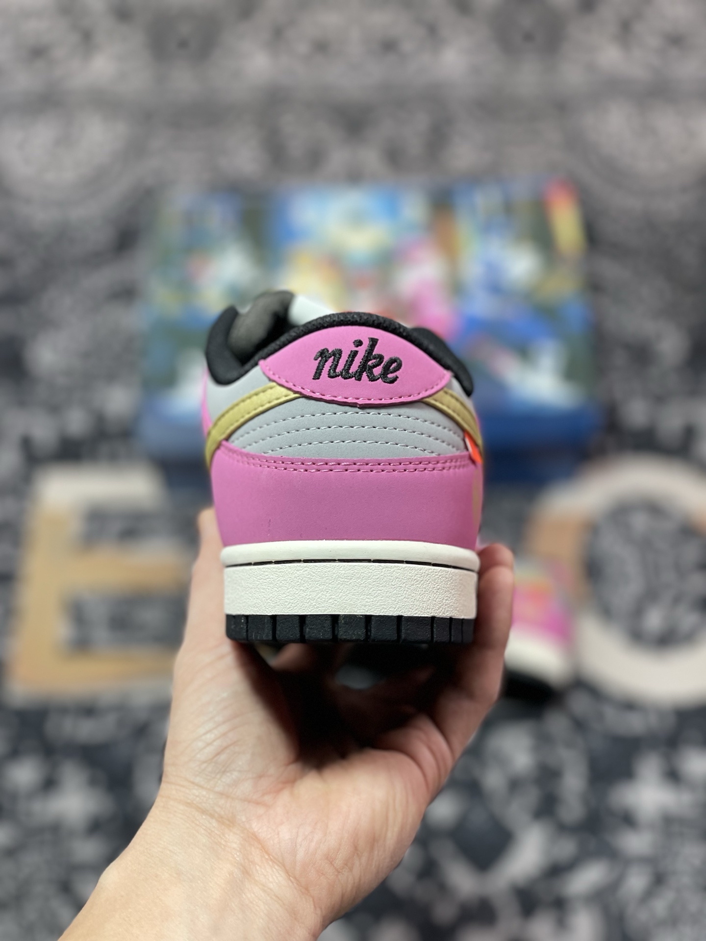 B6300   Nk SB Dunk Low 恐龙战队系列 翼手龙配色 周年高端定制 低帮休闲板鞋  ZZ1998-002