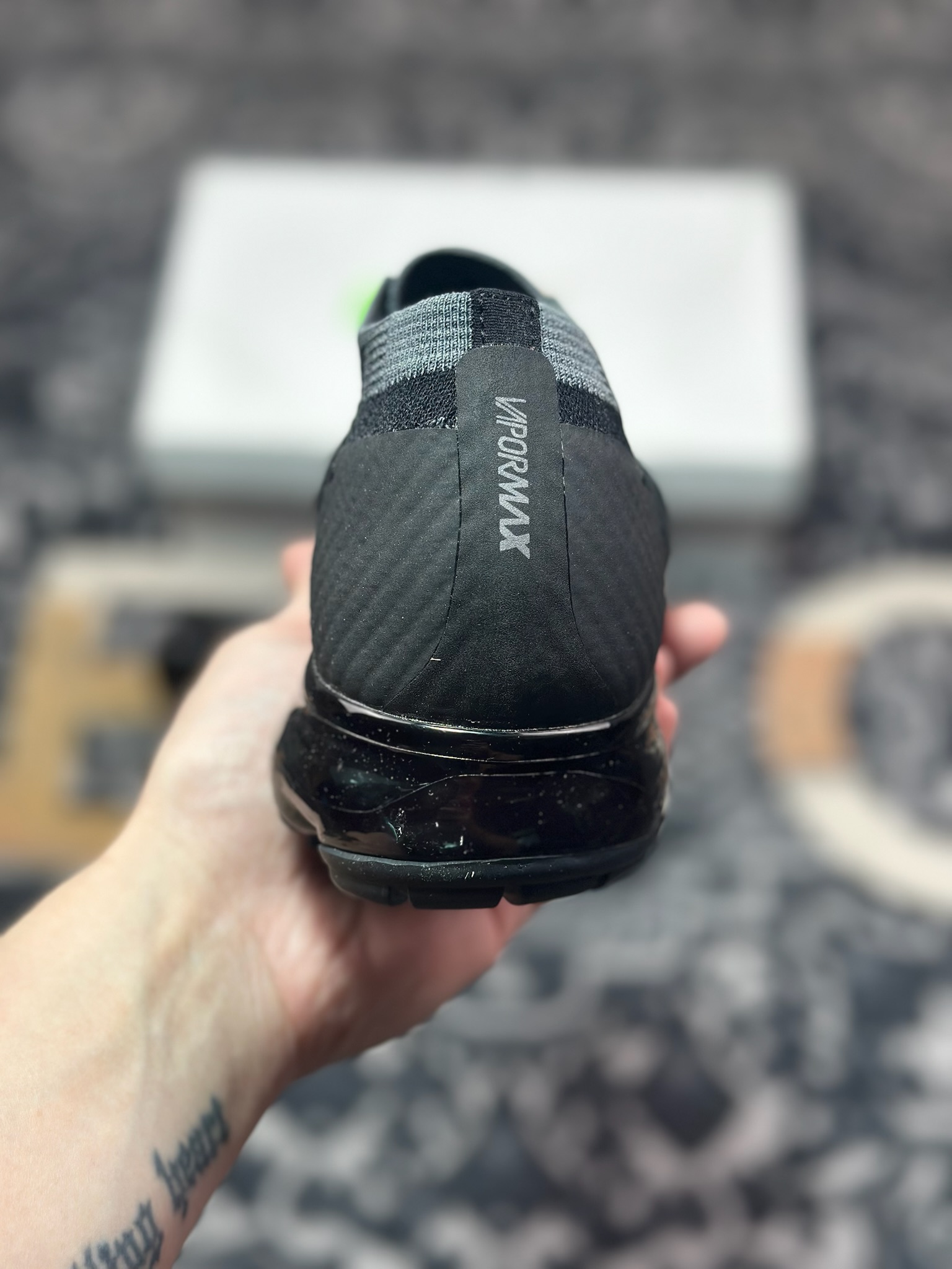 B0220  NK Air Vapormax Flyknit 全掌气垫运动鞋 849558-007