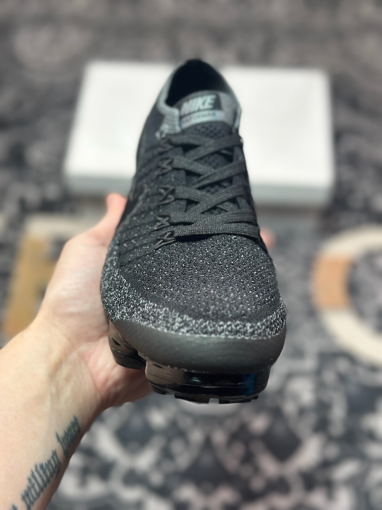 B0220  NK Air Vapormax Flyknit 全掌气垫运动鞋 849558-007