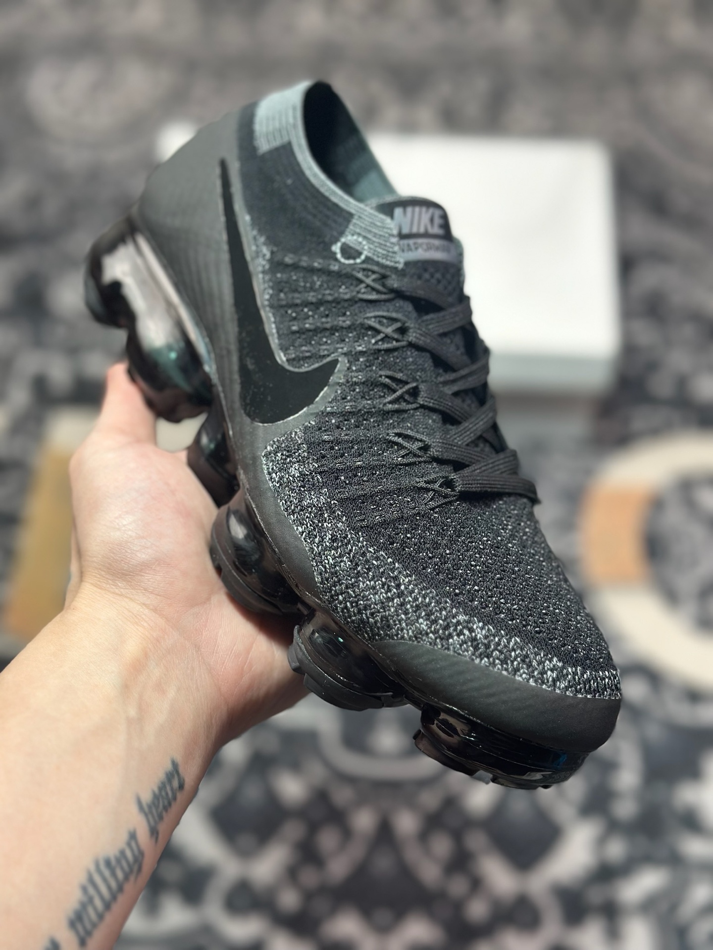 B0220  NK Air Vapormax Flyknit 全掌气垫运动鞋 849558-007
