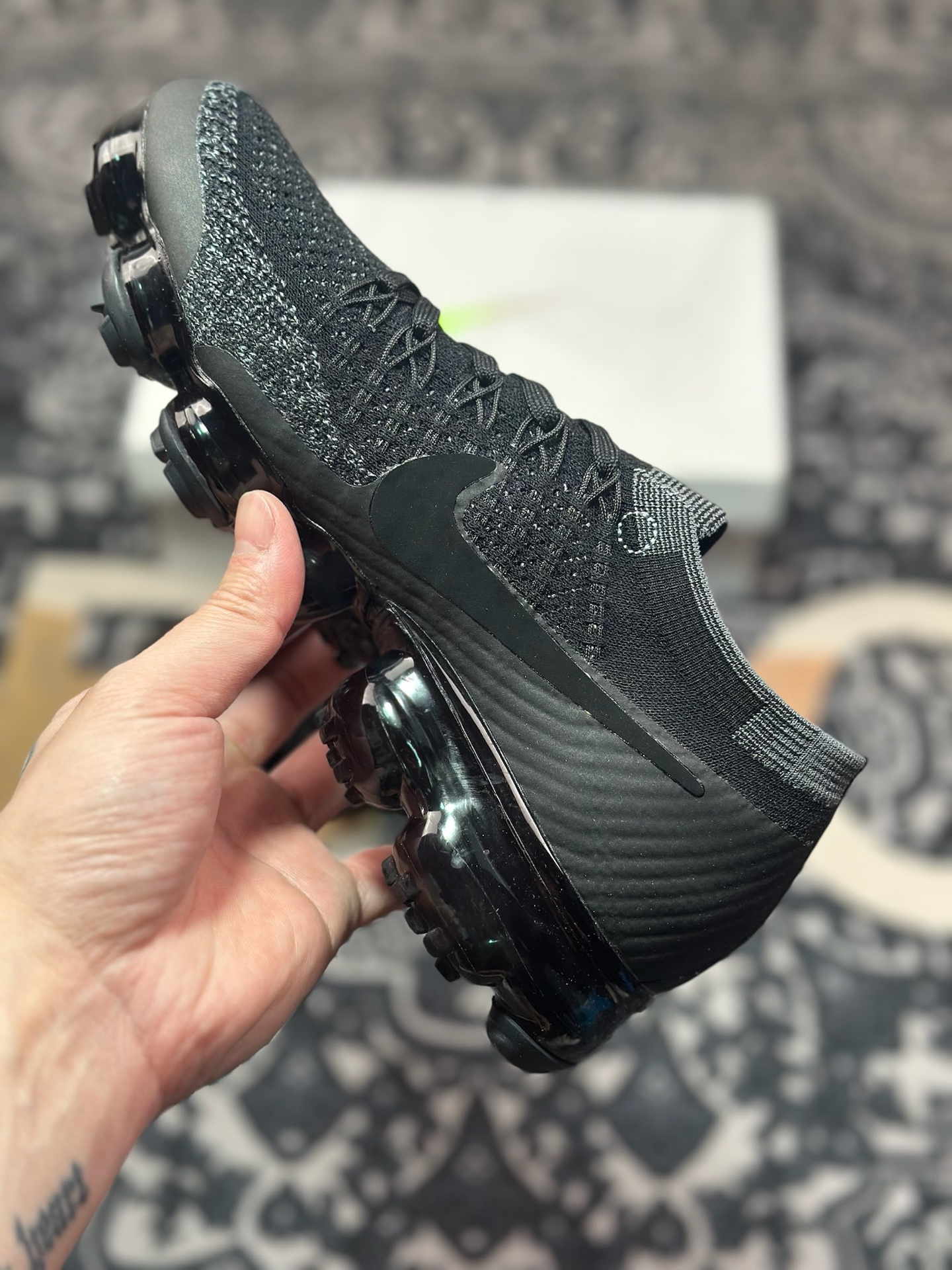 B0220  NK Air Vapormax Flyknit 全掌气垫运动鞋 849558-007