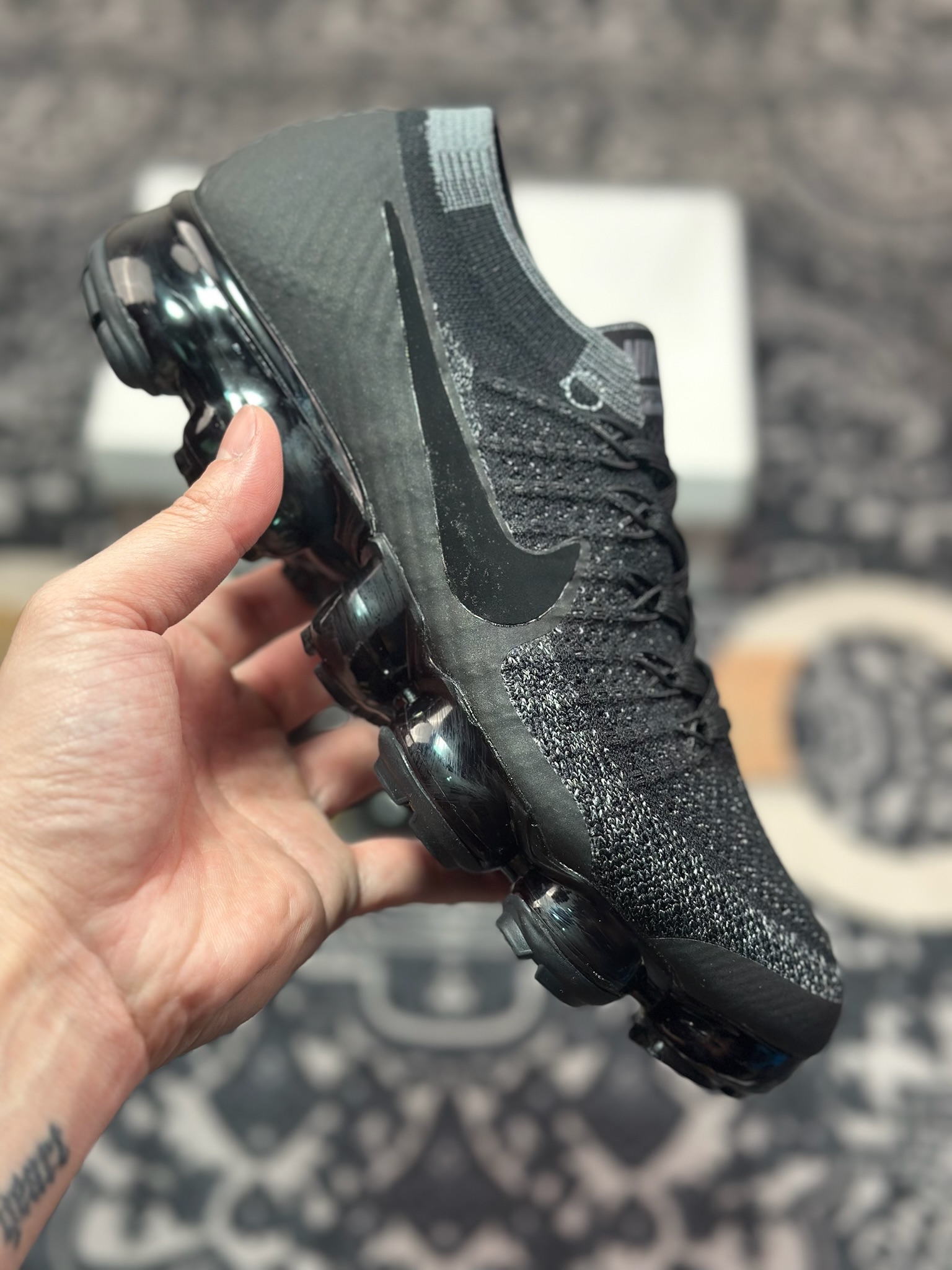 B0220  NK Air Vapormax Flyknit 全掌气垫运动鞋 849558-007