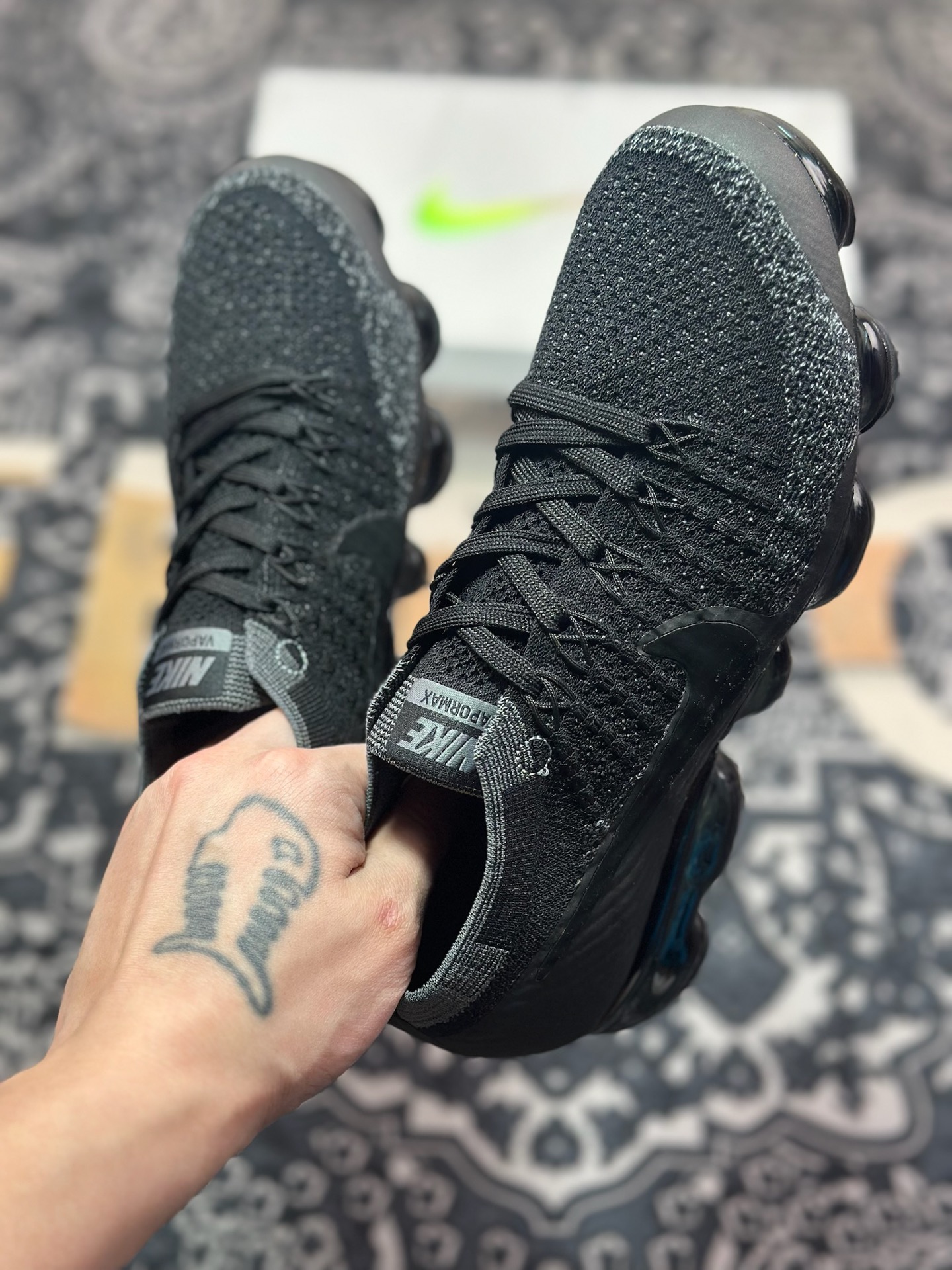 B0220  NK Air Vapormax Flyknit 全掌气垫运动鞋 849558-007