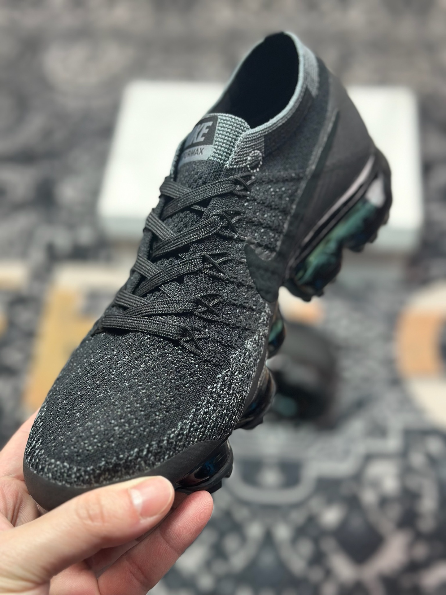 B0220  NK Air Vapormax Flyknit 全掌气垫运动鞋 849558-007