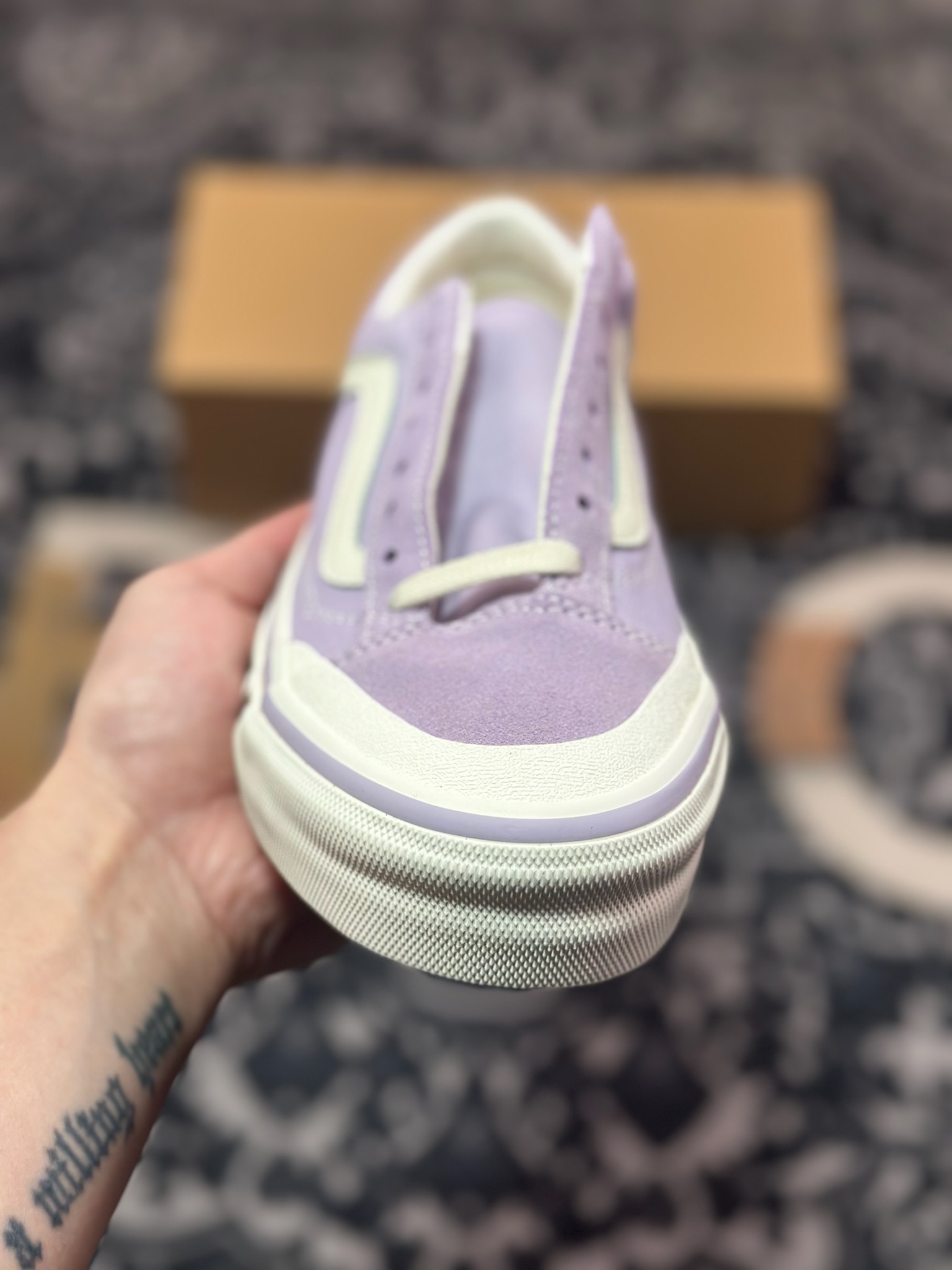 A3150   Vans Old Skool Reissue 136 紫色棋盘