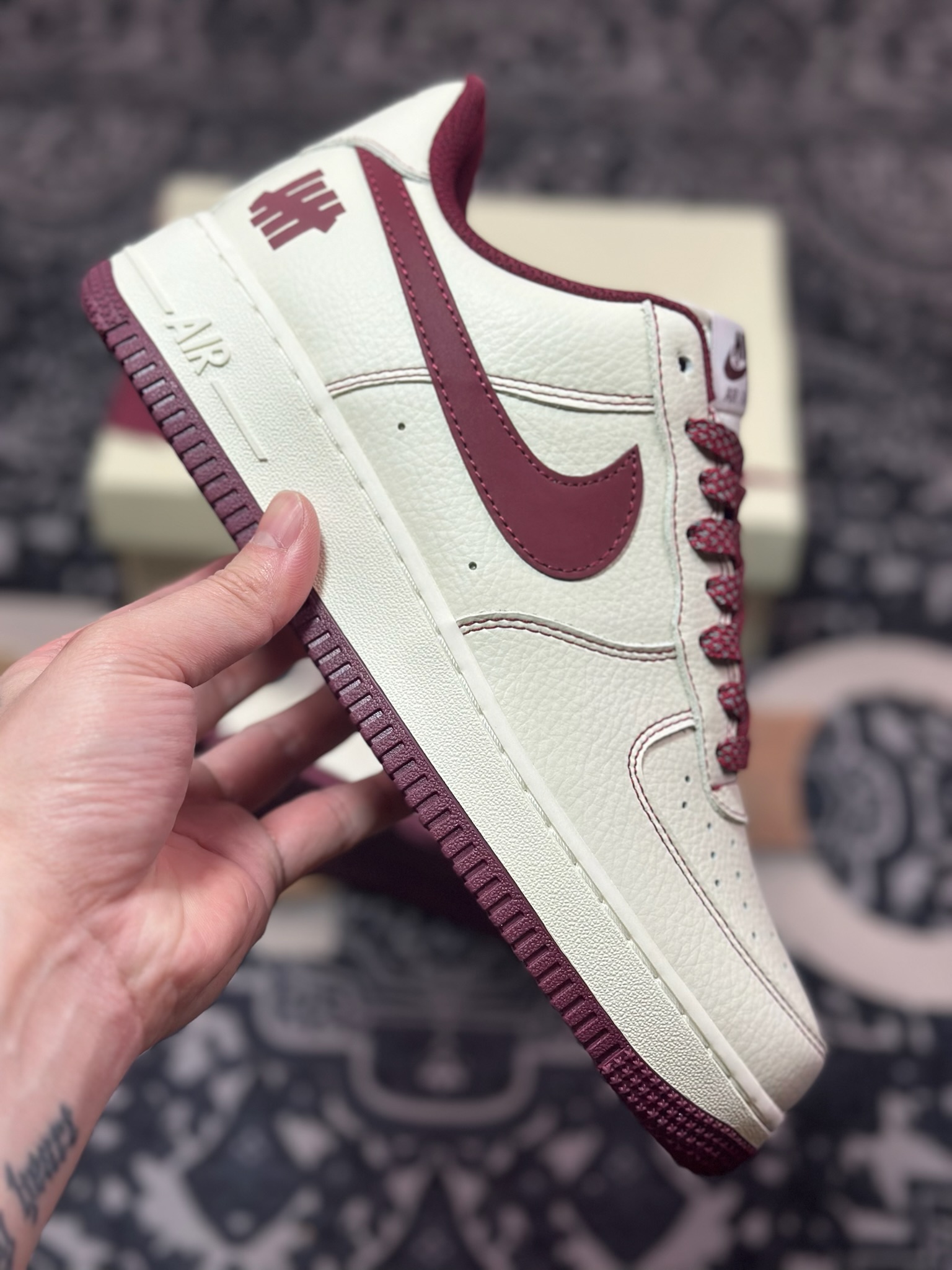 B0220  原装级别Nike Air Force 1 Low UN联名  UN2395-523