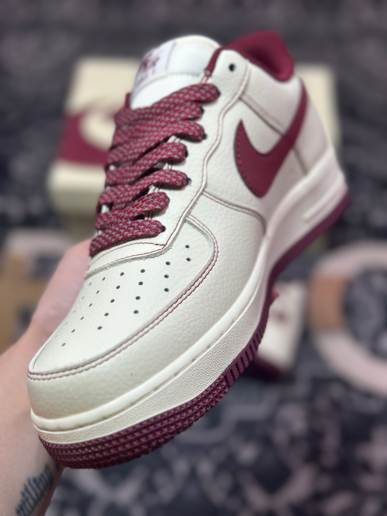 B0220  原装级别Nike Air Force 1 Low UN联名  UN2395-523