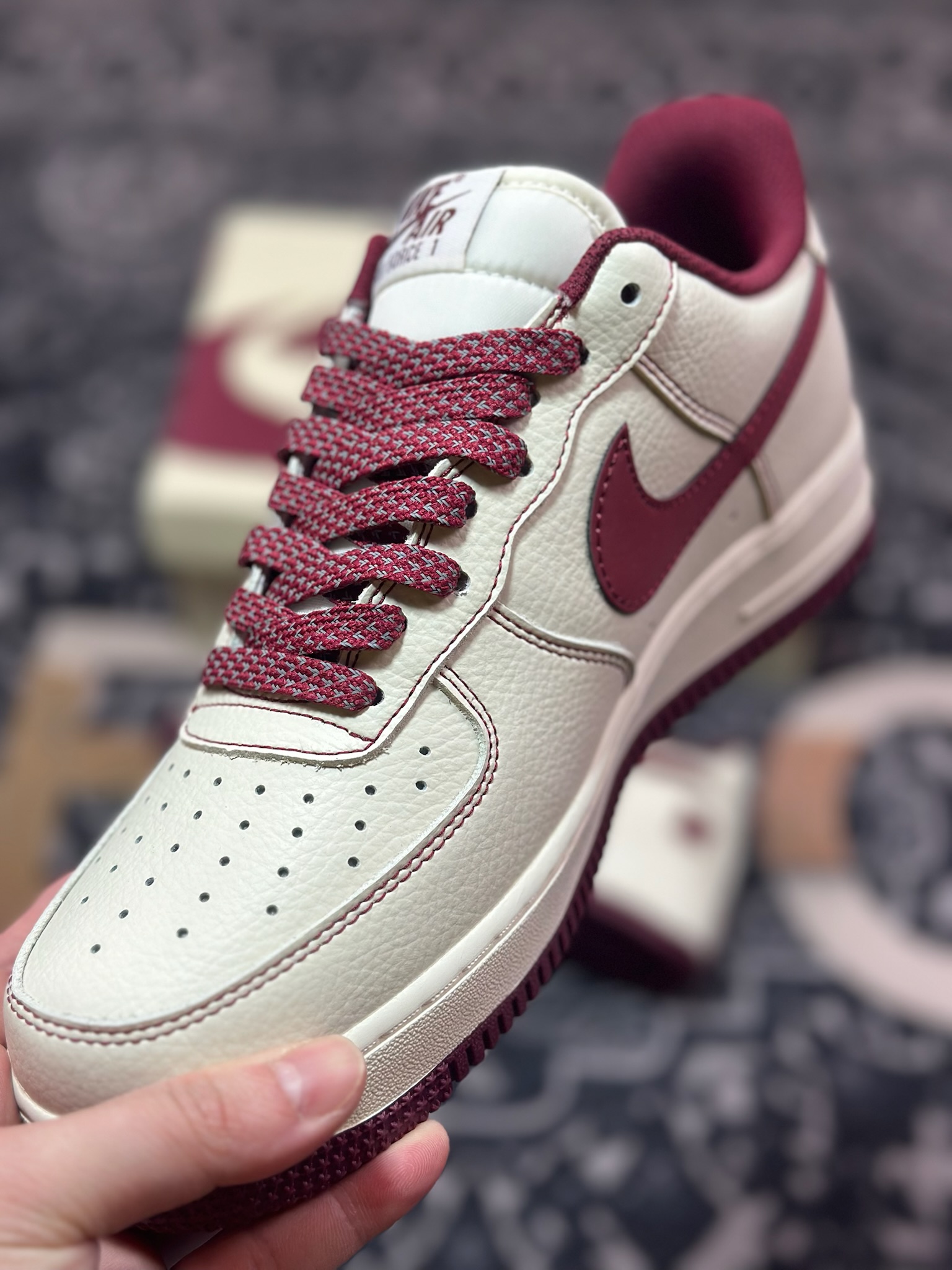 B0220  原装级别Nike Air Force 1 Low UN联名  UN2395-523