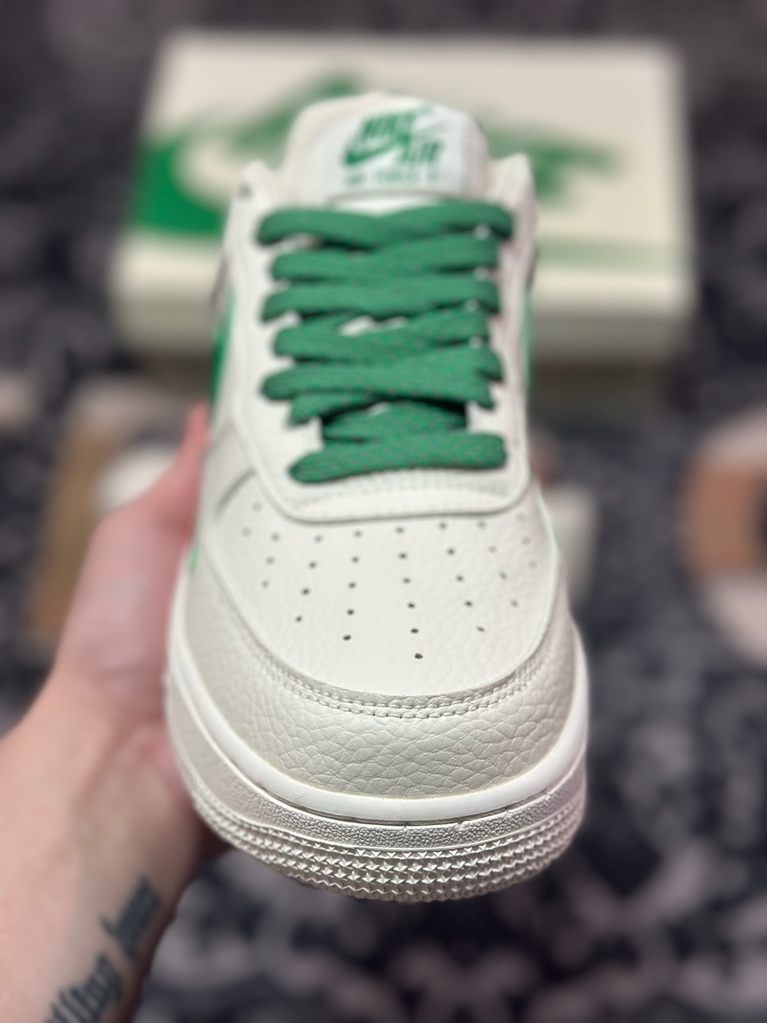 Nike Air Force 1 Low 07 白绿小钩 DD8959-707