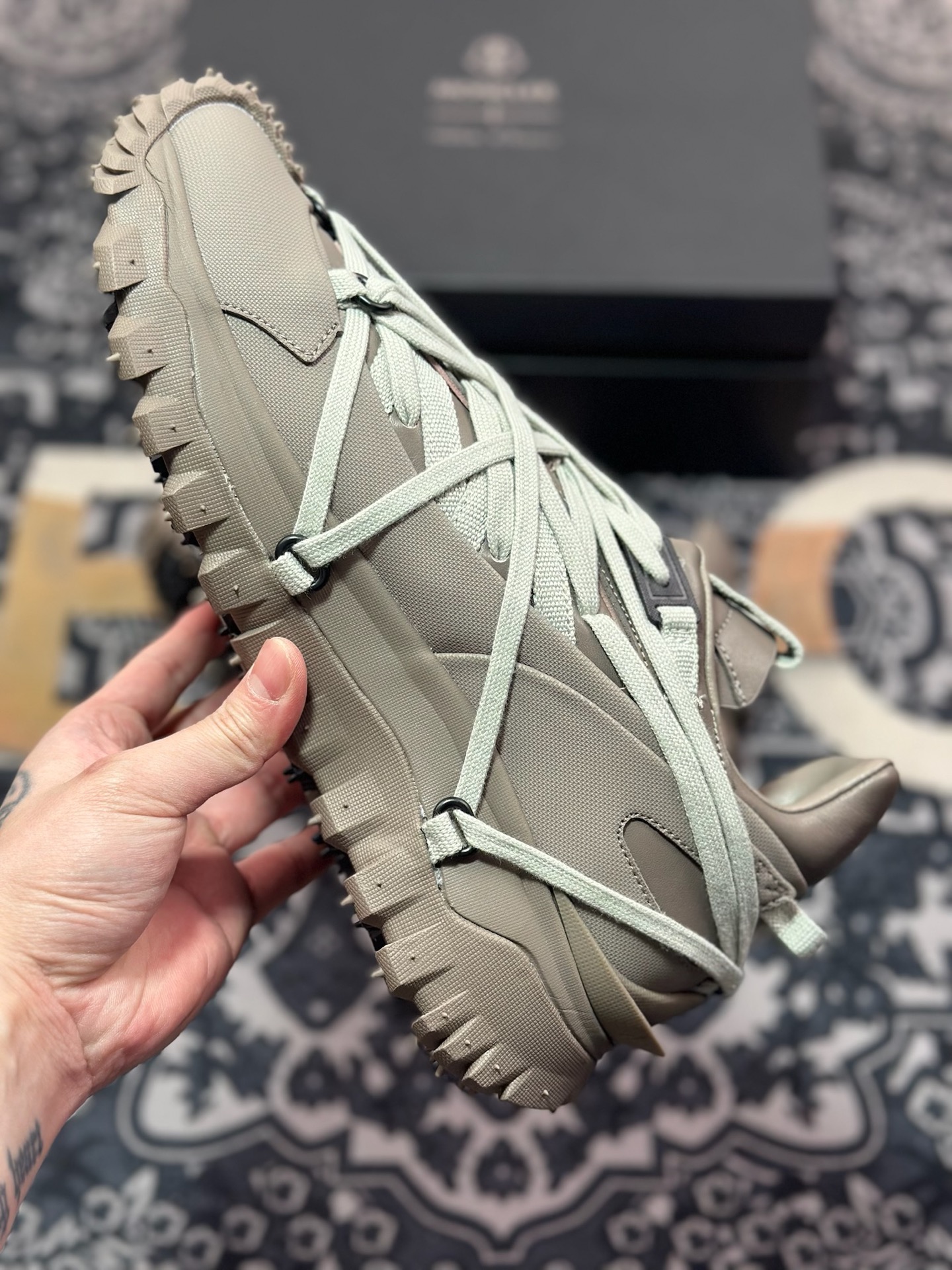E0550  优选 原装级别Rick Owens x Moncler 盟可睐/蒙口 Trailgrip 瑞克欧文斯 蒙口联名款