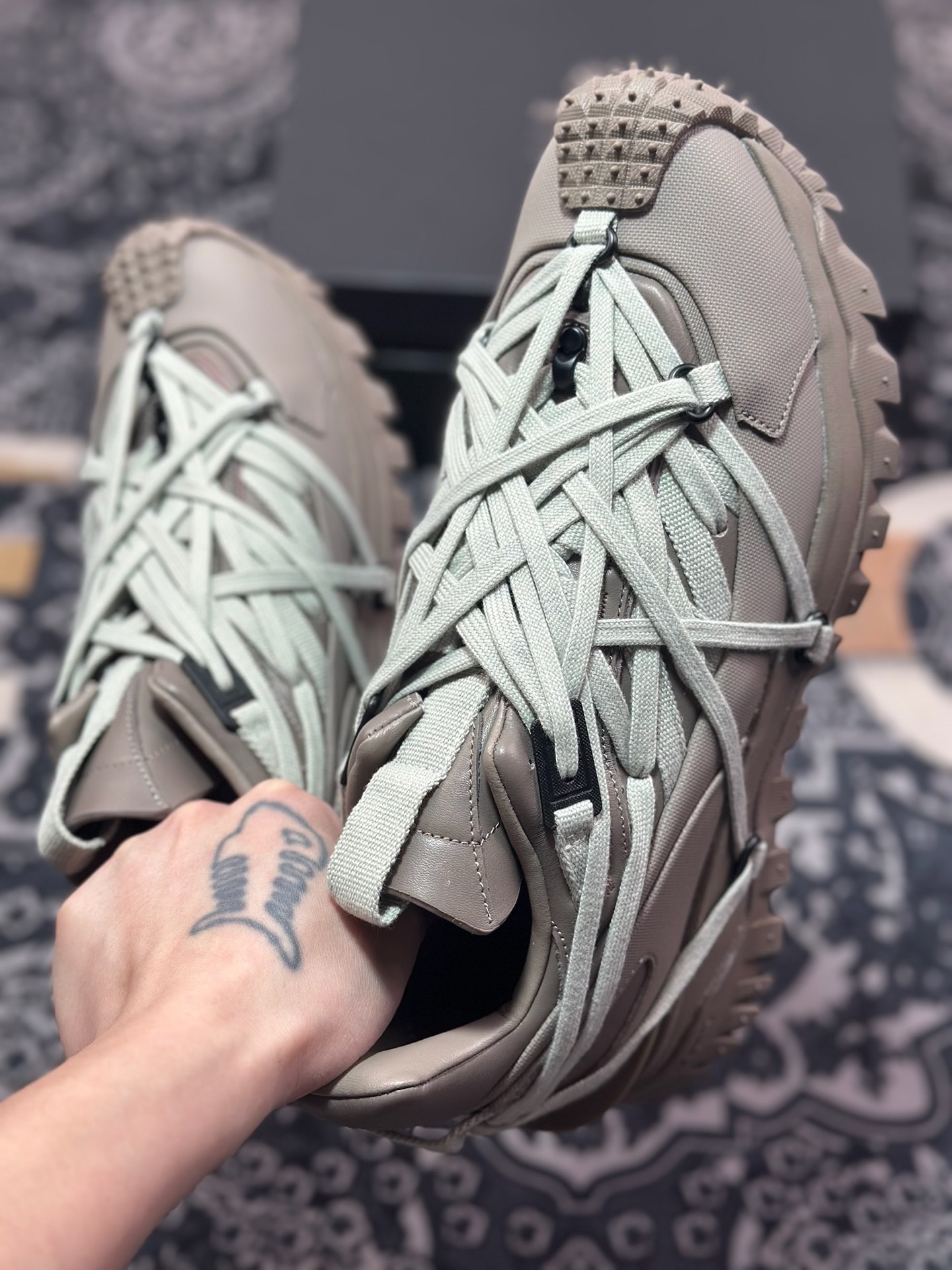 E0550  优选 原装级别Rick Owens x Moncler 盟可睐/蒙口 Trailgrip 瑞克欧文斯 蒙口联名款