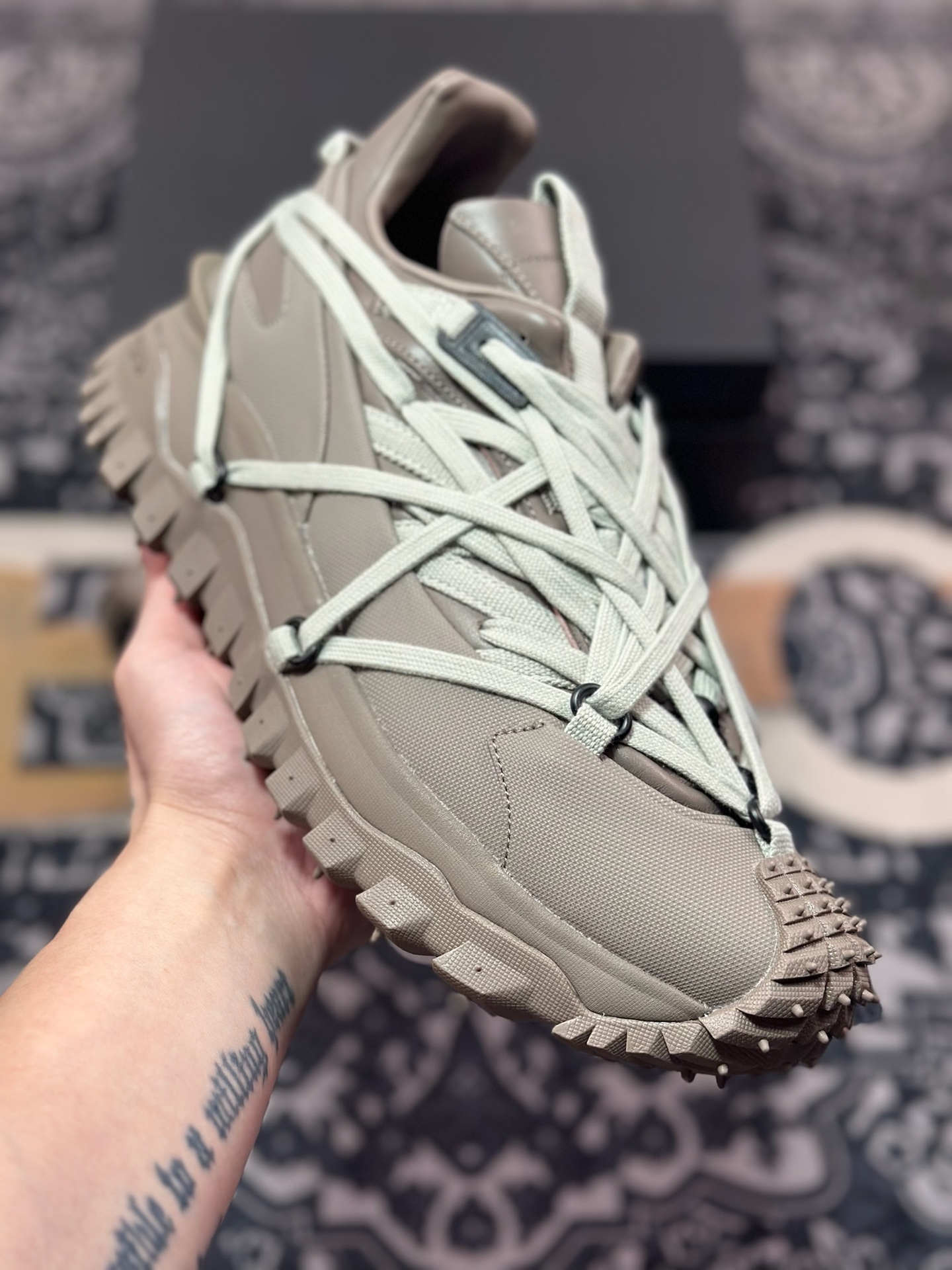 E0550  优选 原装级别Rick Owens x Moncler 盟可睐/蒙口 Trailgrip 瑞克欧文斯 蒙口联名款
