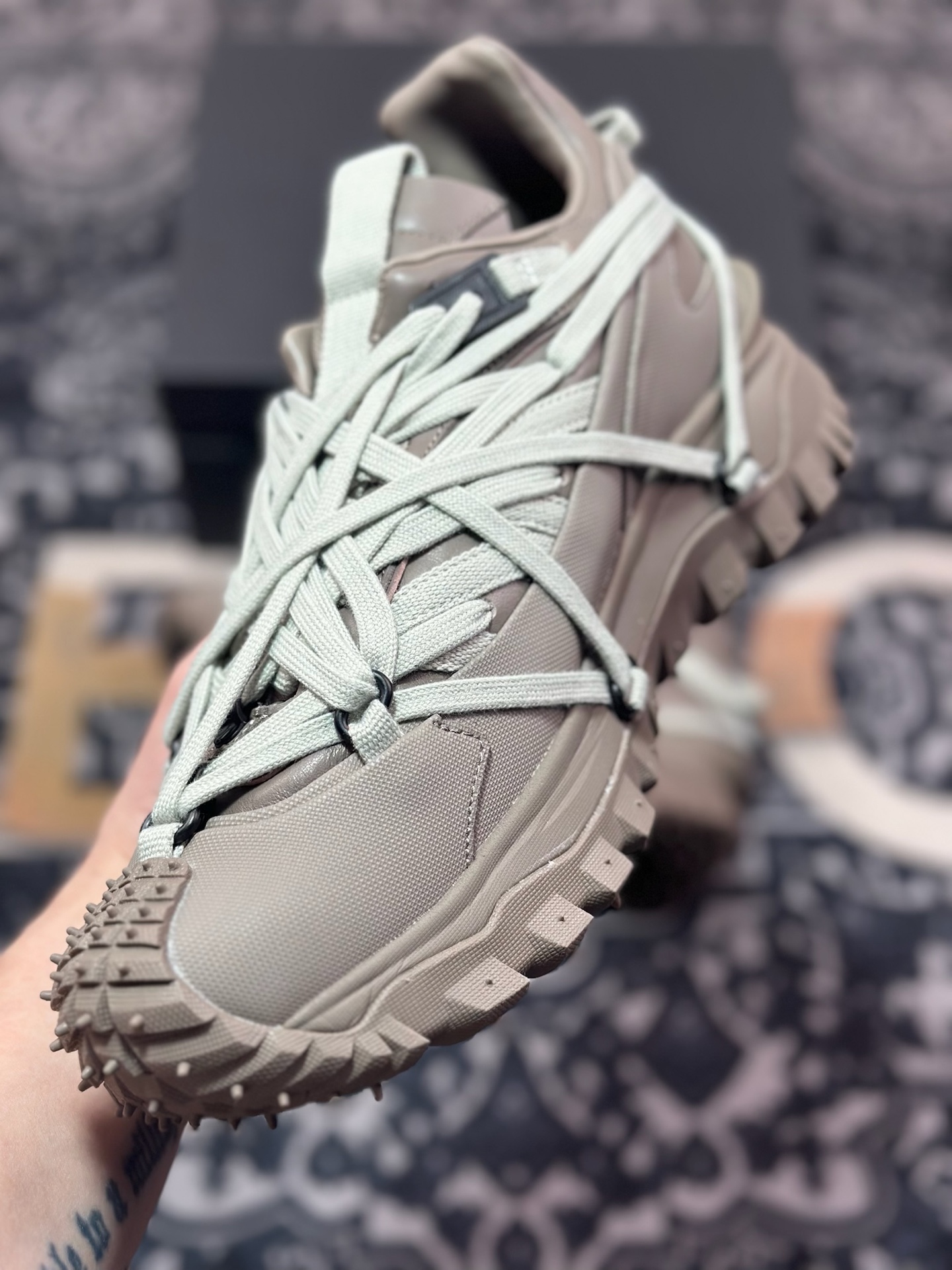 E0550  优选 原装级别Rick Owens x Moncler 盟可睐/蒙口 Trailgrip 瑞克欧文斯 蒙口联名款