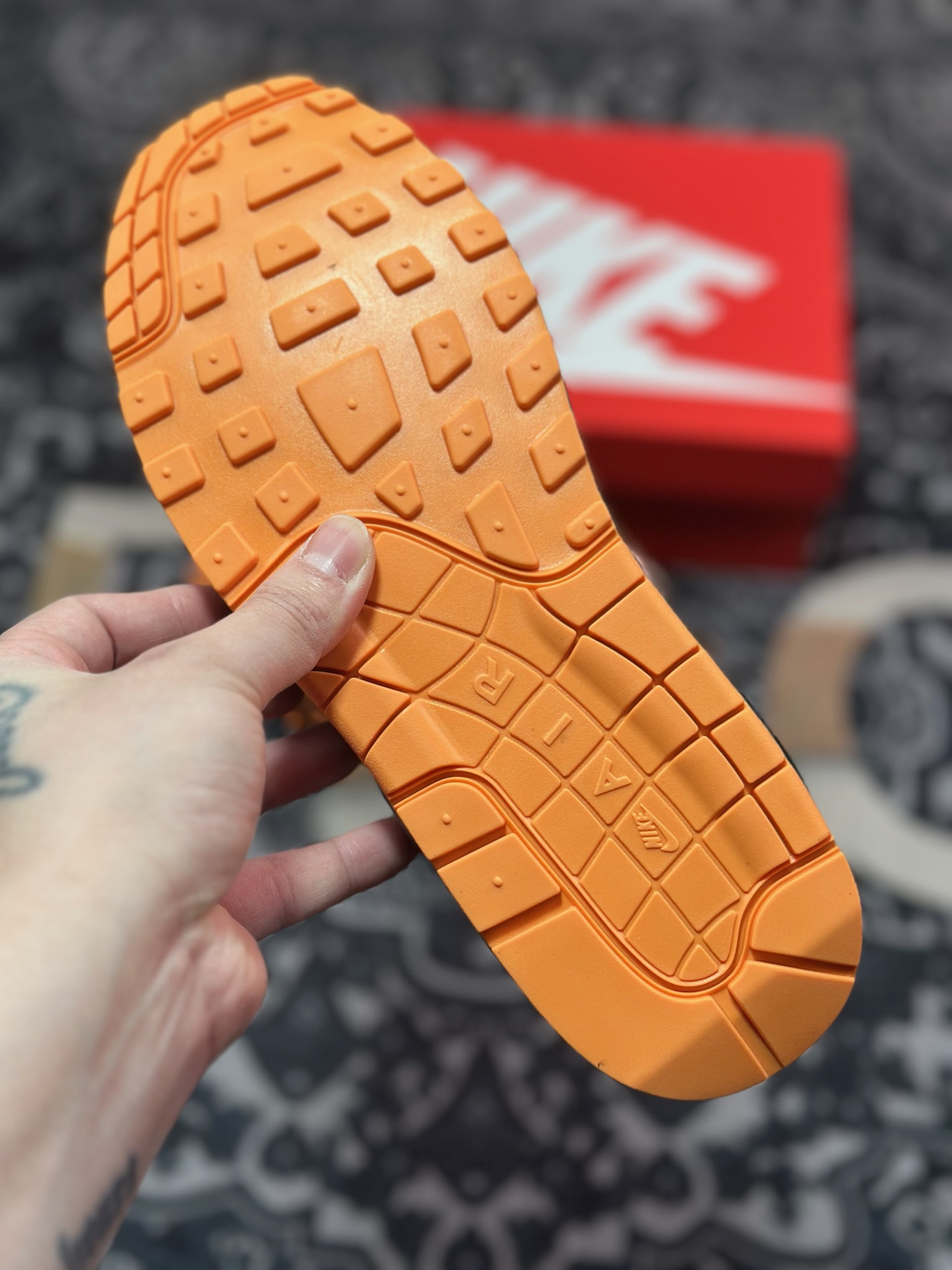 Nike Air Max 1 复刻拼接 复古休闲跑步鞋 FD3258-006