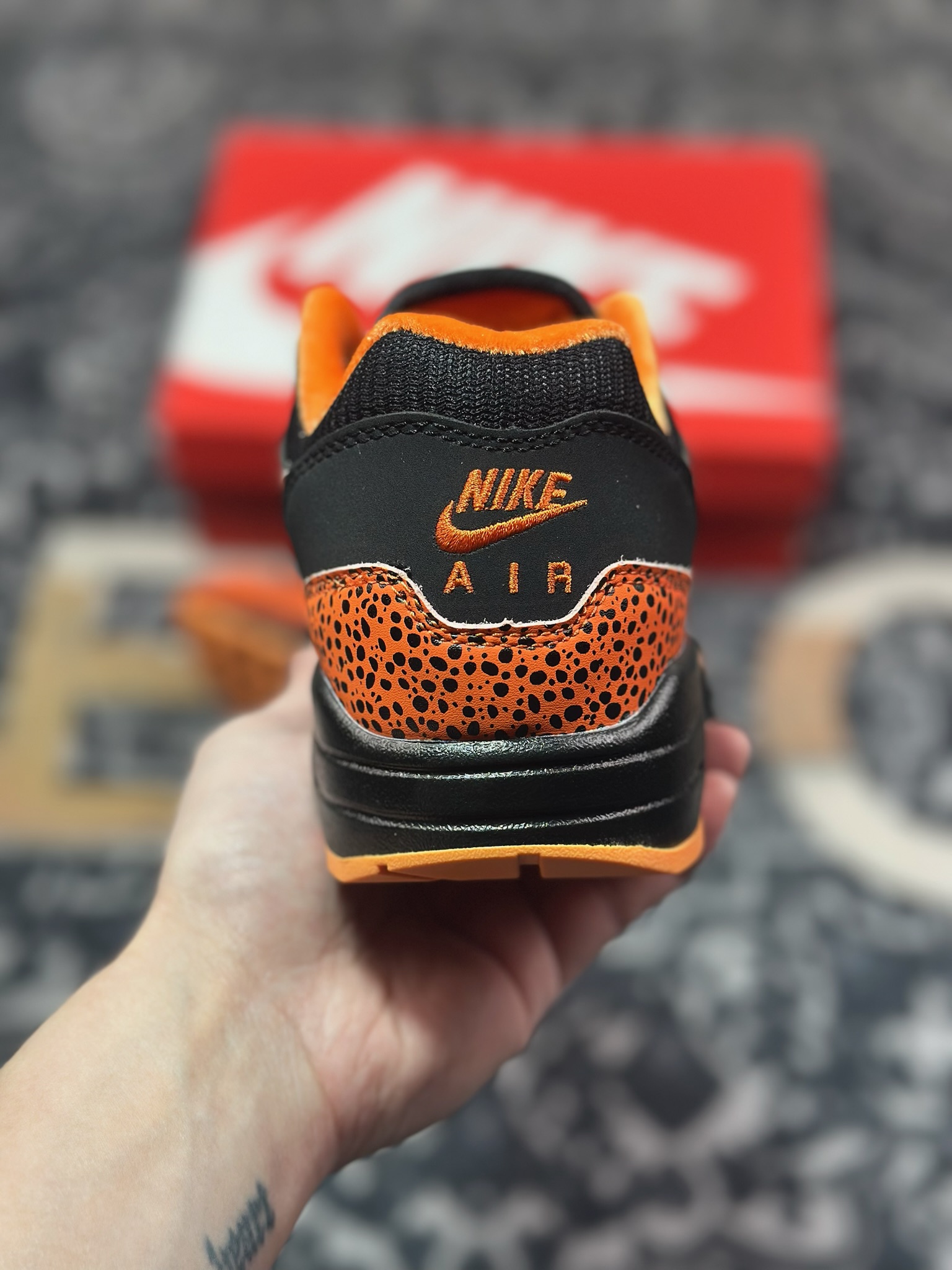 Nike Air Max 1 复刻拼接 复古休闲跑步鞋 FD3258-006