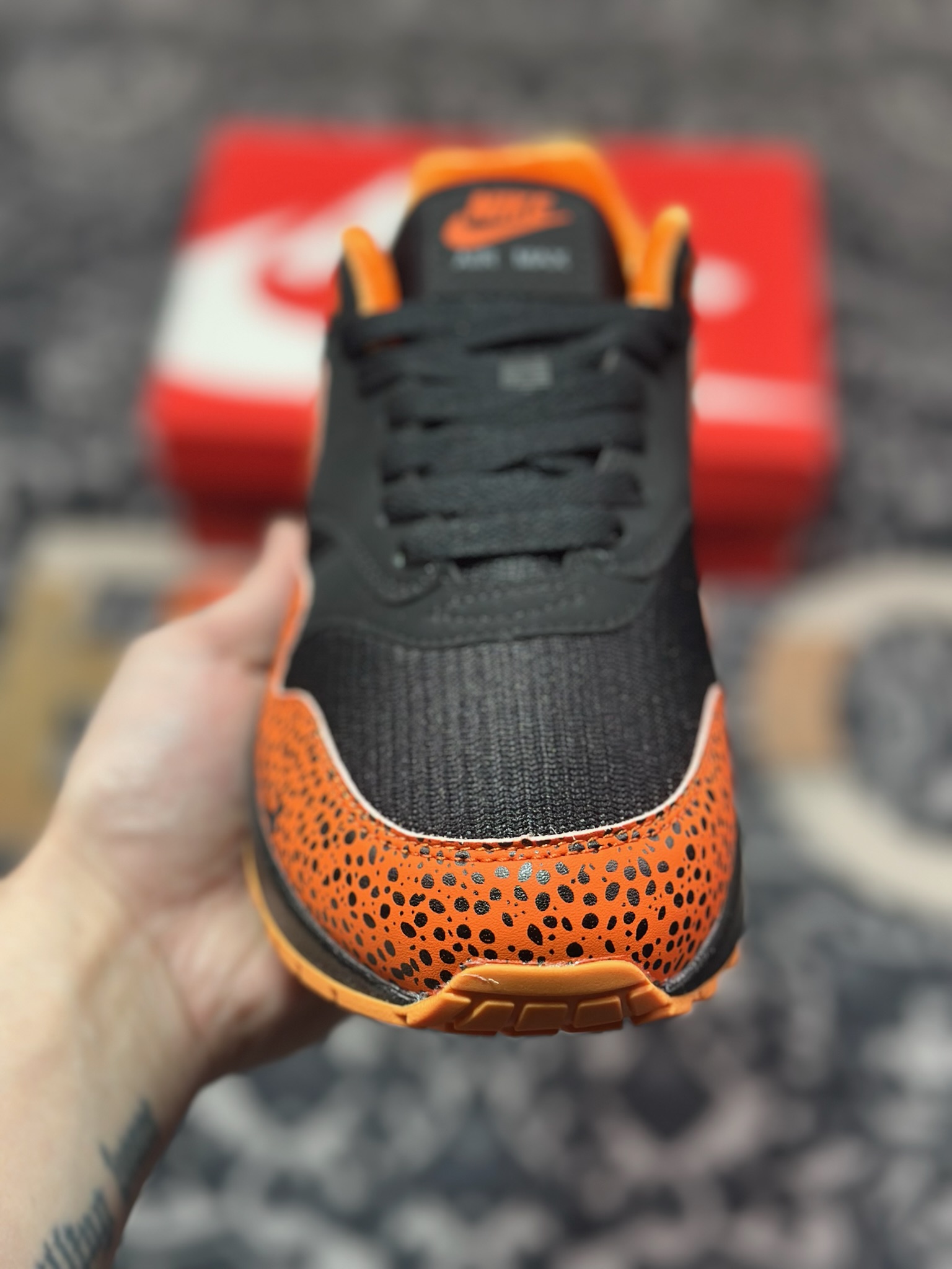 Nike Air Max 1 复刻拼接 复古休闲跑步鞋 FD3258-006