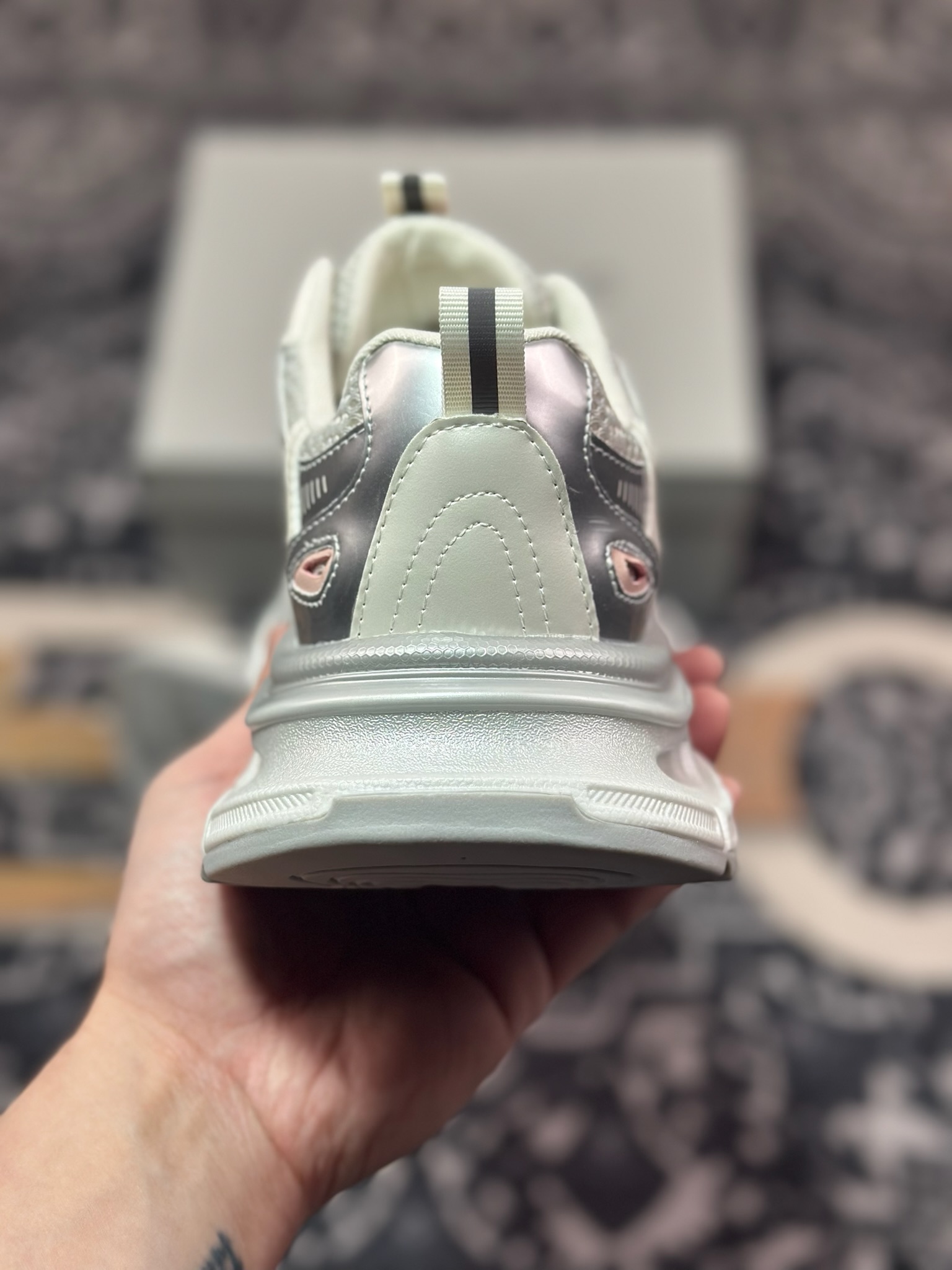 A9220  新货GG-CC Chunky Low安哥拉红休闲运动老爹鞋系列