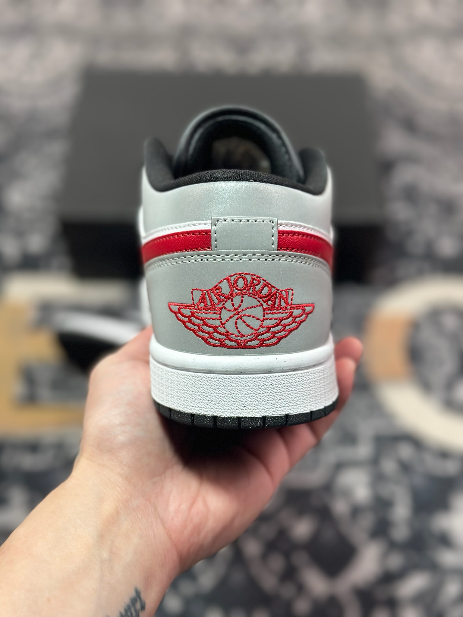 Air Jordan 1 Low 黑白红 HF3148-106