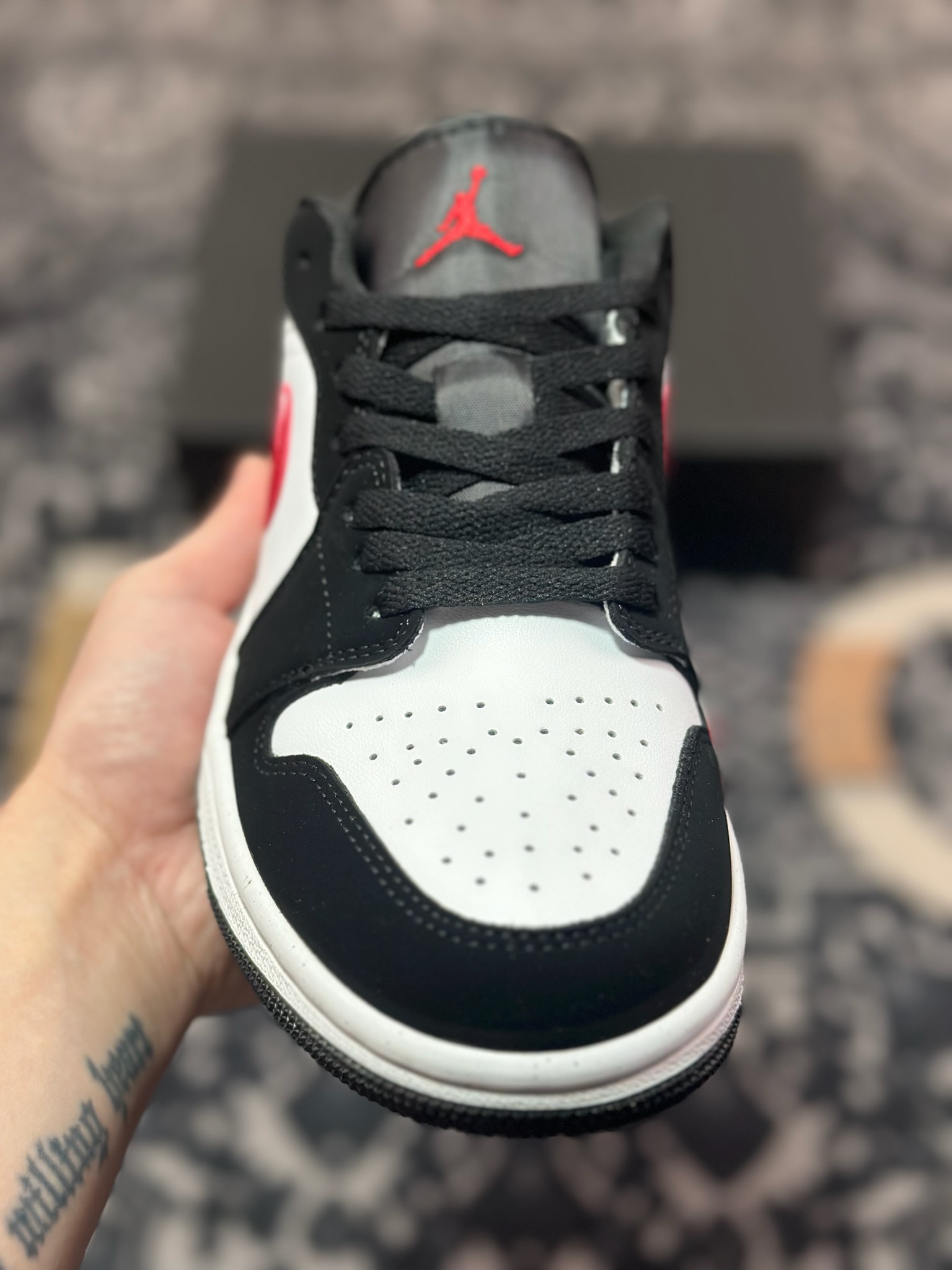 Air Jordan 1 Low 黑白红 HF3148-106