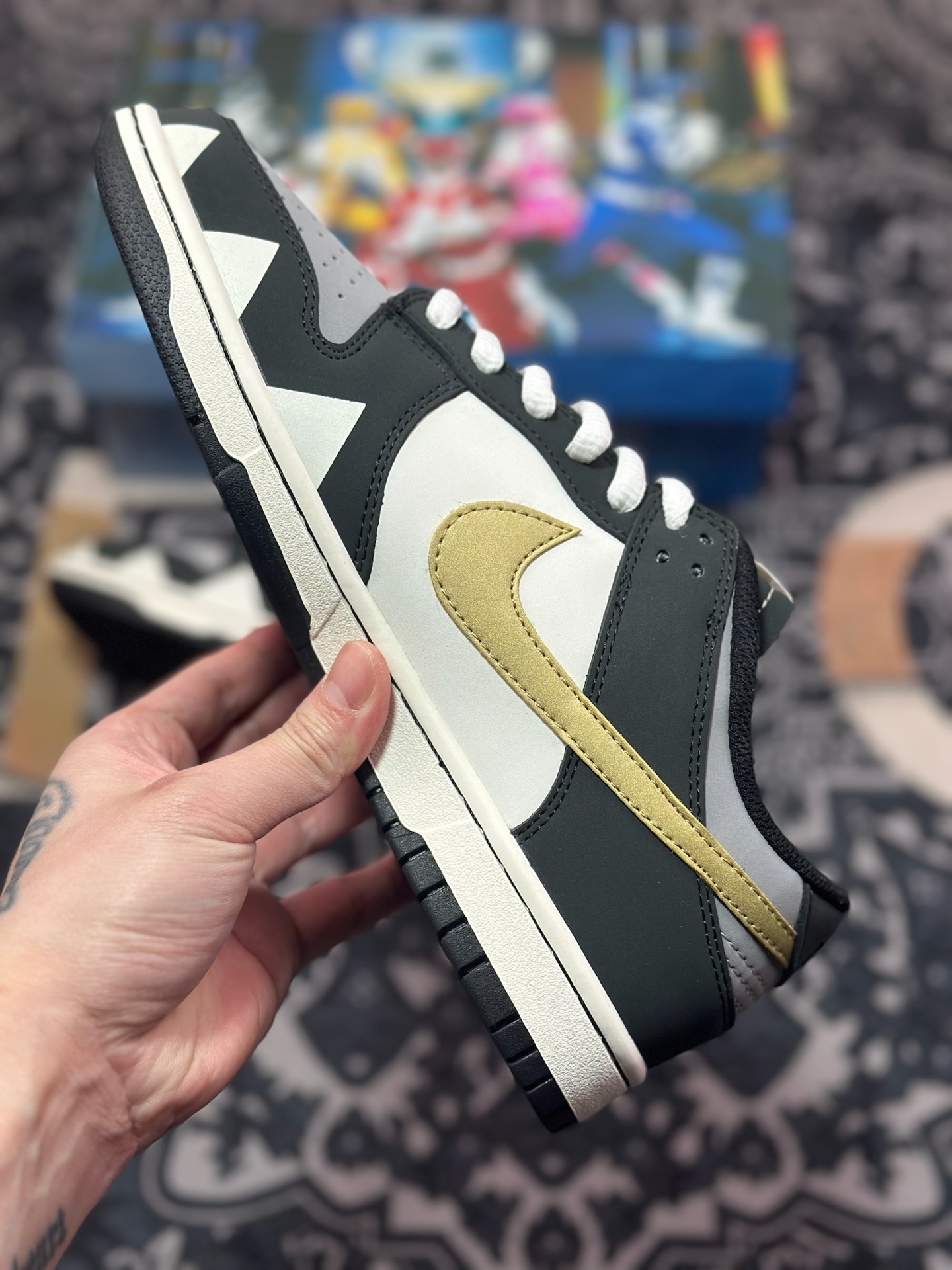 B6300   Nk SB Dunk Low 恐龙战队系列 猛犸象低帮休闲运动滑板板鞋   ZZ1998-003