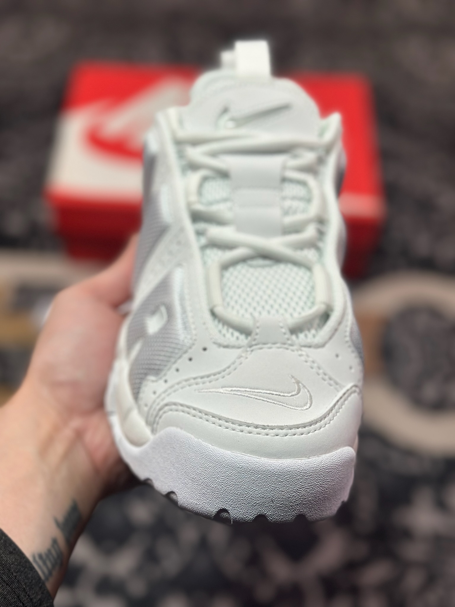 B4260  NK Air More Uptempo Low 大AIR皮蓬复古篮球鞋 FZ3055-100