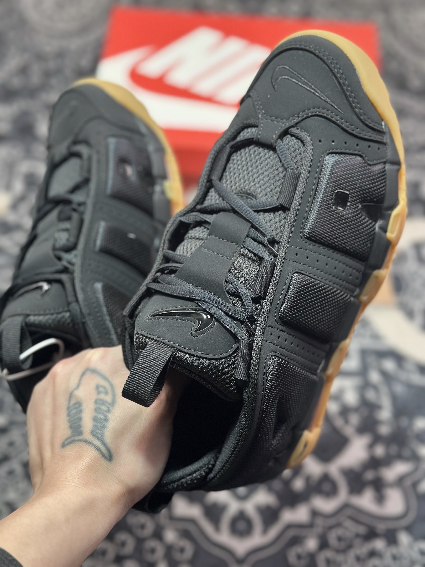 B4260  NK Air More Uptempo Low 大AIR皮蓬复古篮球鞋 FZ3055-003