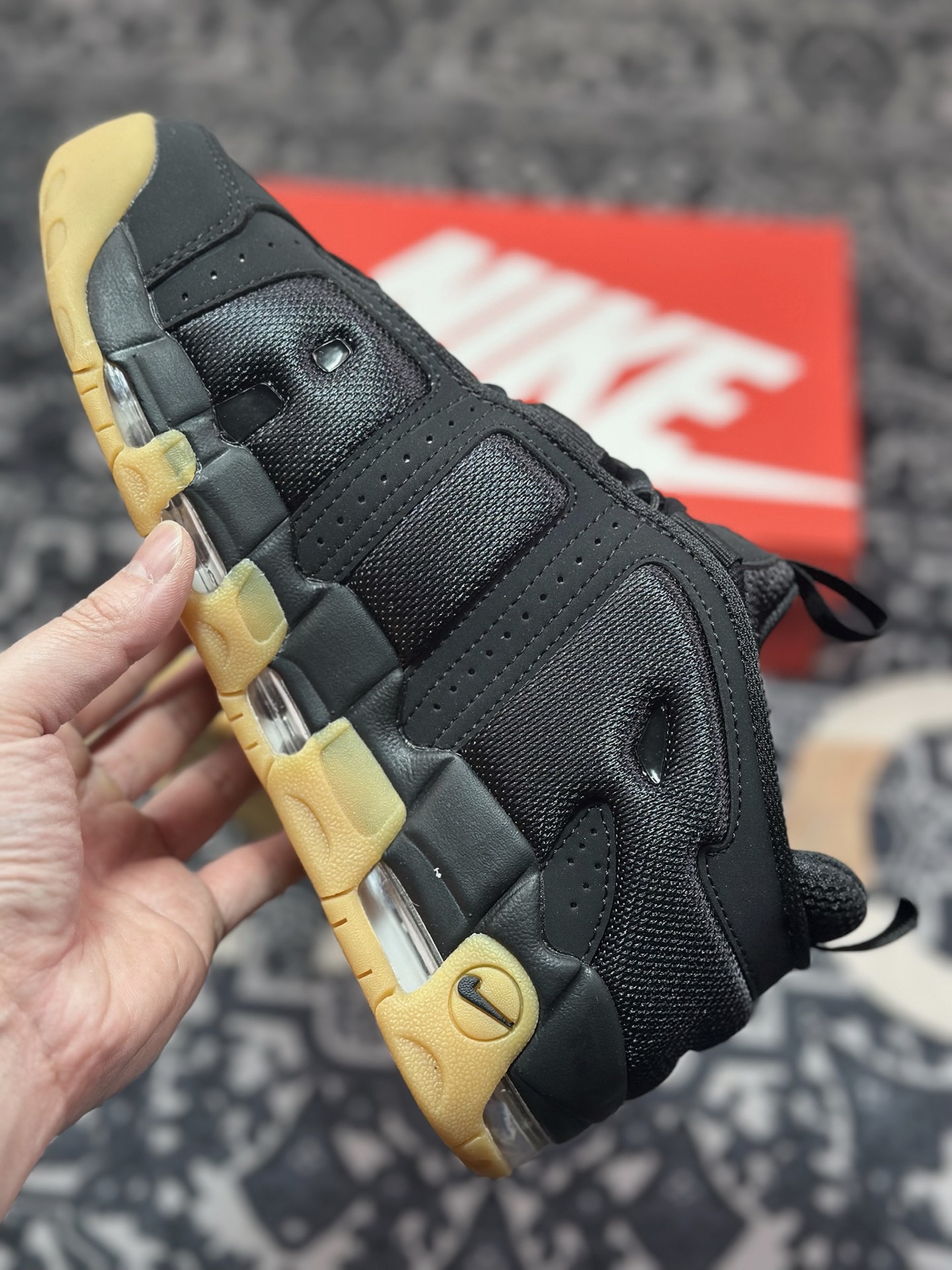 B4260  NK Air More Uptempo Low 大AIR皮蓬复古篮球鞋 FZ3055-003