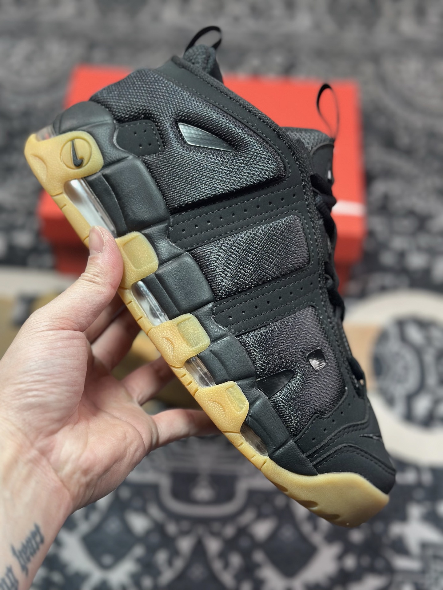 B4260  NK Air More Uptempo Low 大AIR皮蓬复古篮球鞋 FZ3055-003