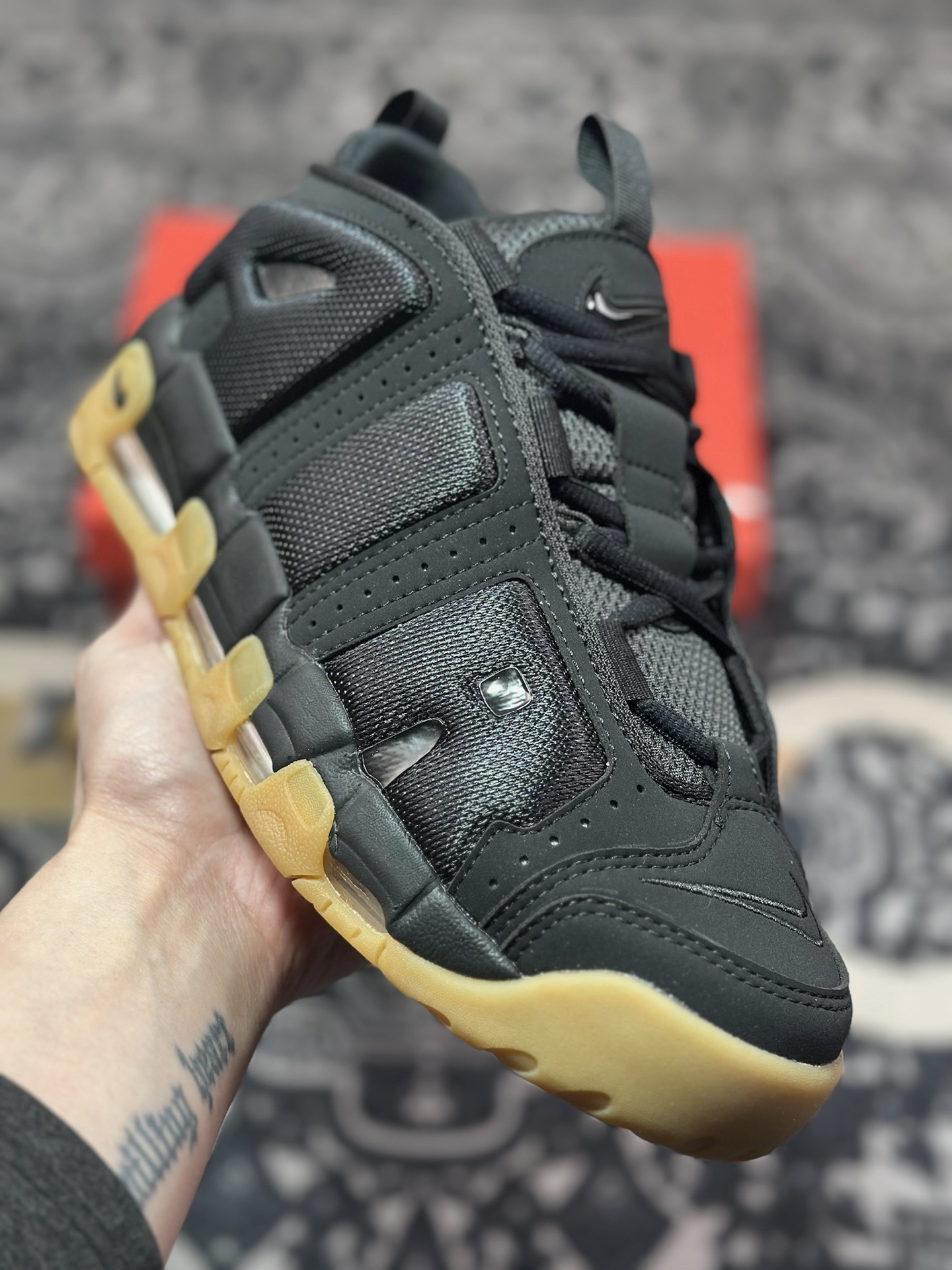 B4260  NK Air More Uptempo Low 大AIR皮蓬复古篮球鞋 FZ3055-003
