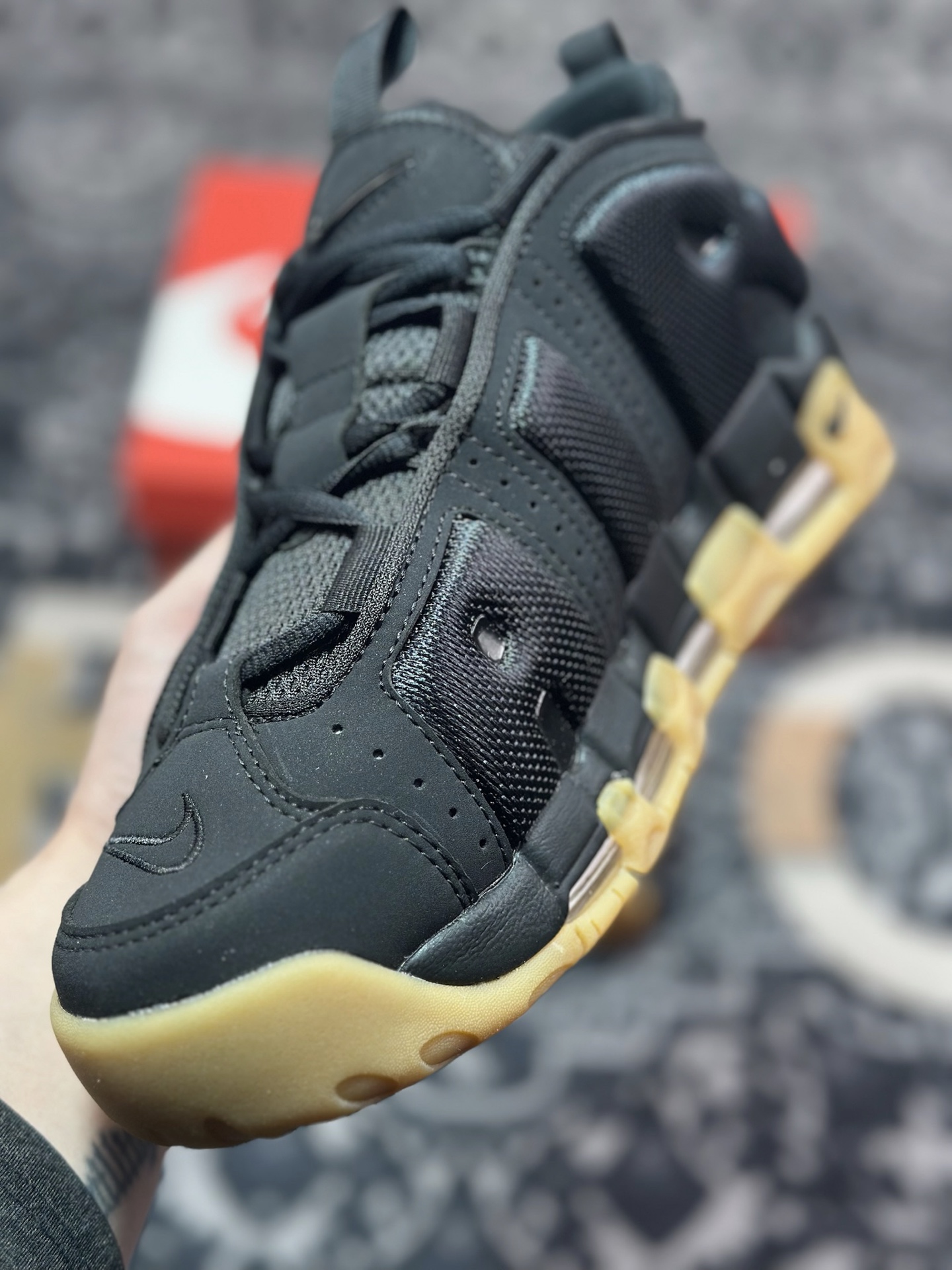 B4260  NK Air More Uptempo Low 大AIR皮蓬复古篮球鞋 FZ3055-003