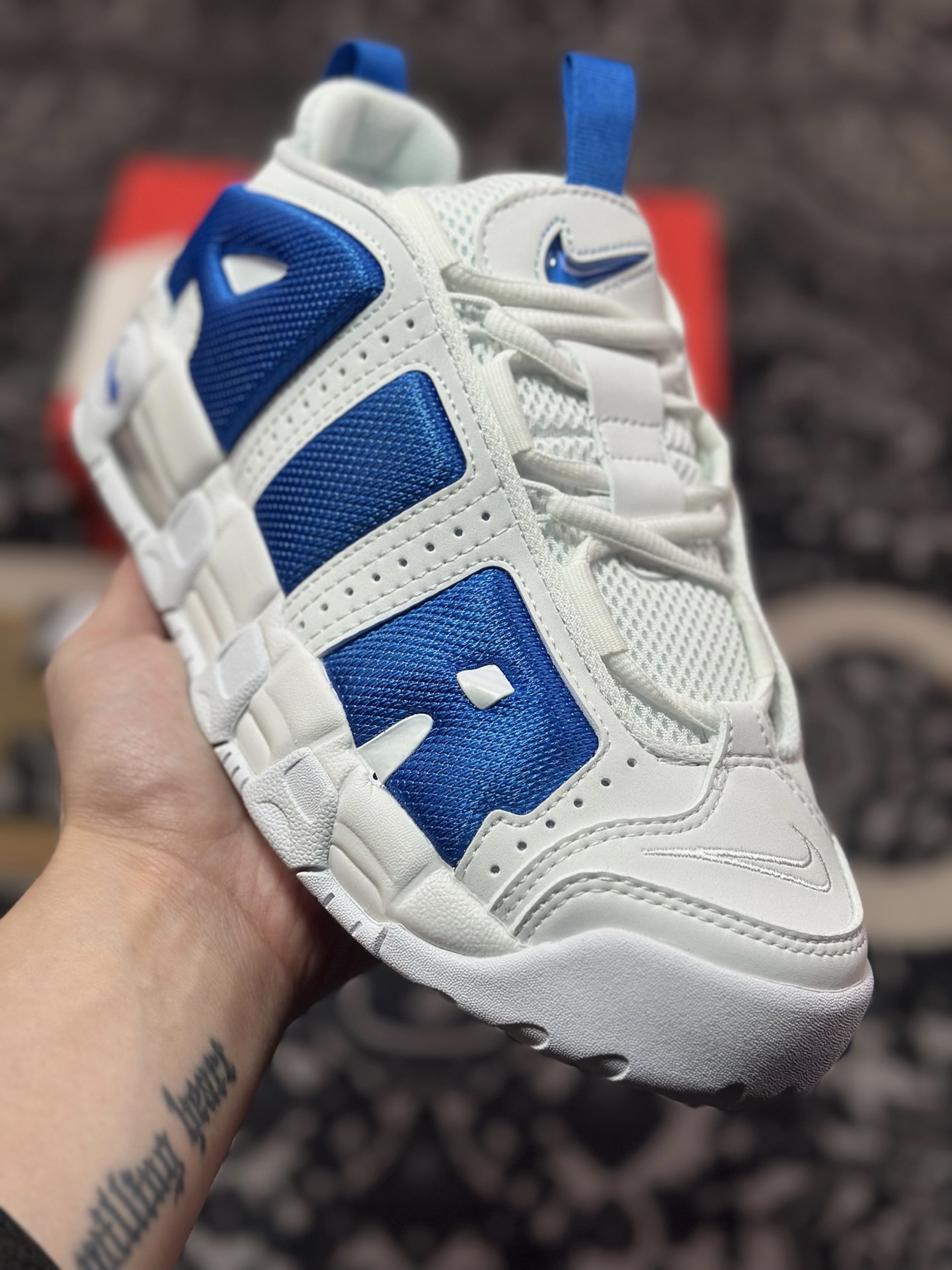 B4260  NK Air More Uptempo Low 大AIR皮蓬复古篮球鞋 FZ3055-101