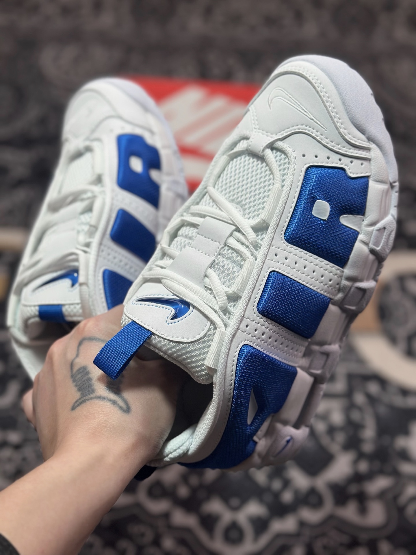 B4260  NK Air More Uptempo Low 大AIR皮蓬复古篮球鞋 FZ3055-101