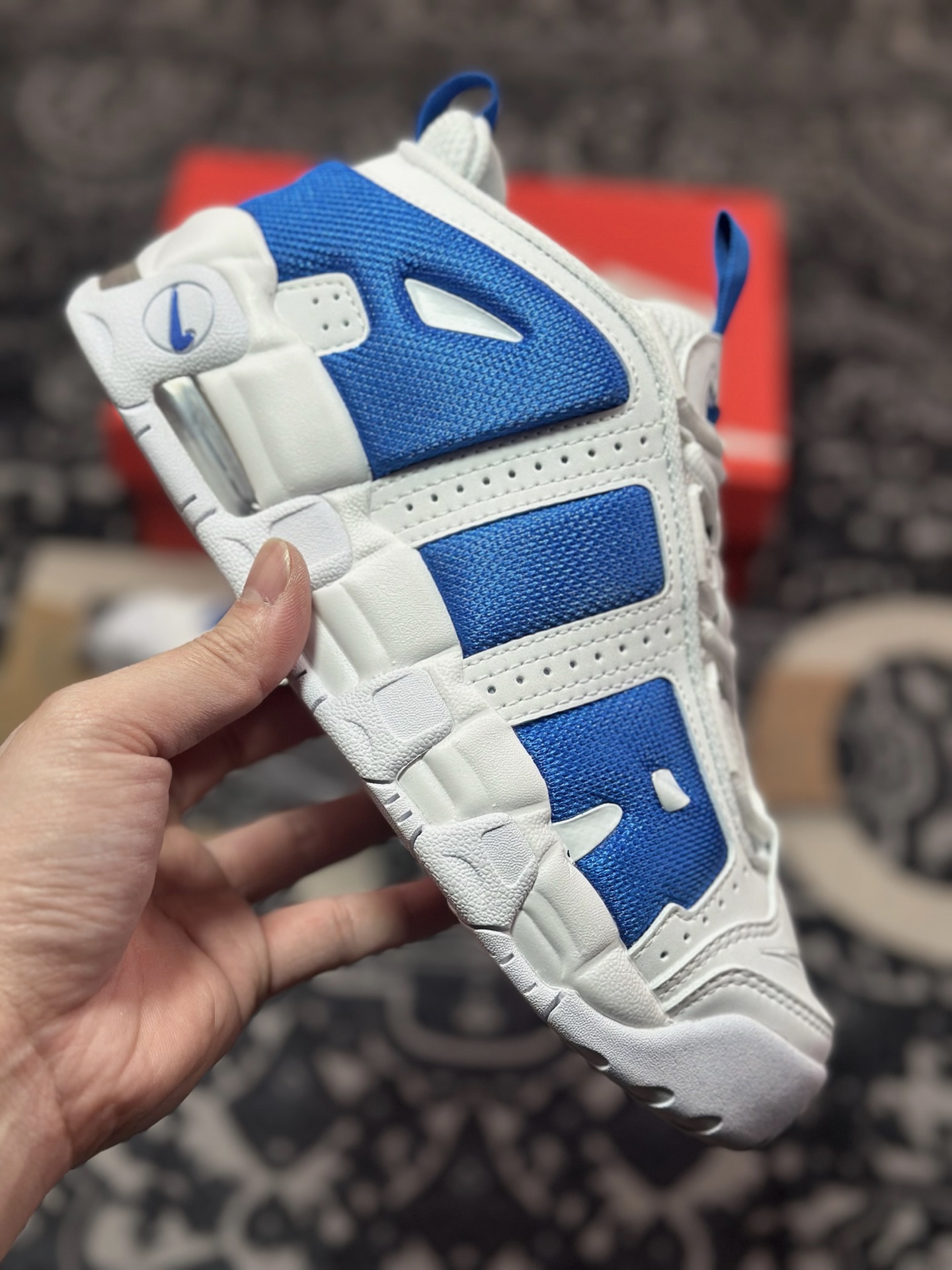B4260  NK Air More Uptempo Low 大AIR皮蓬复古篮球鞋 FZ3055-101