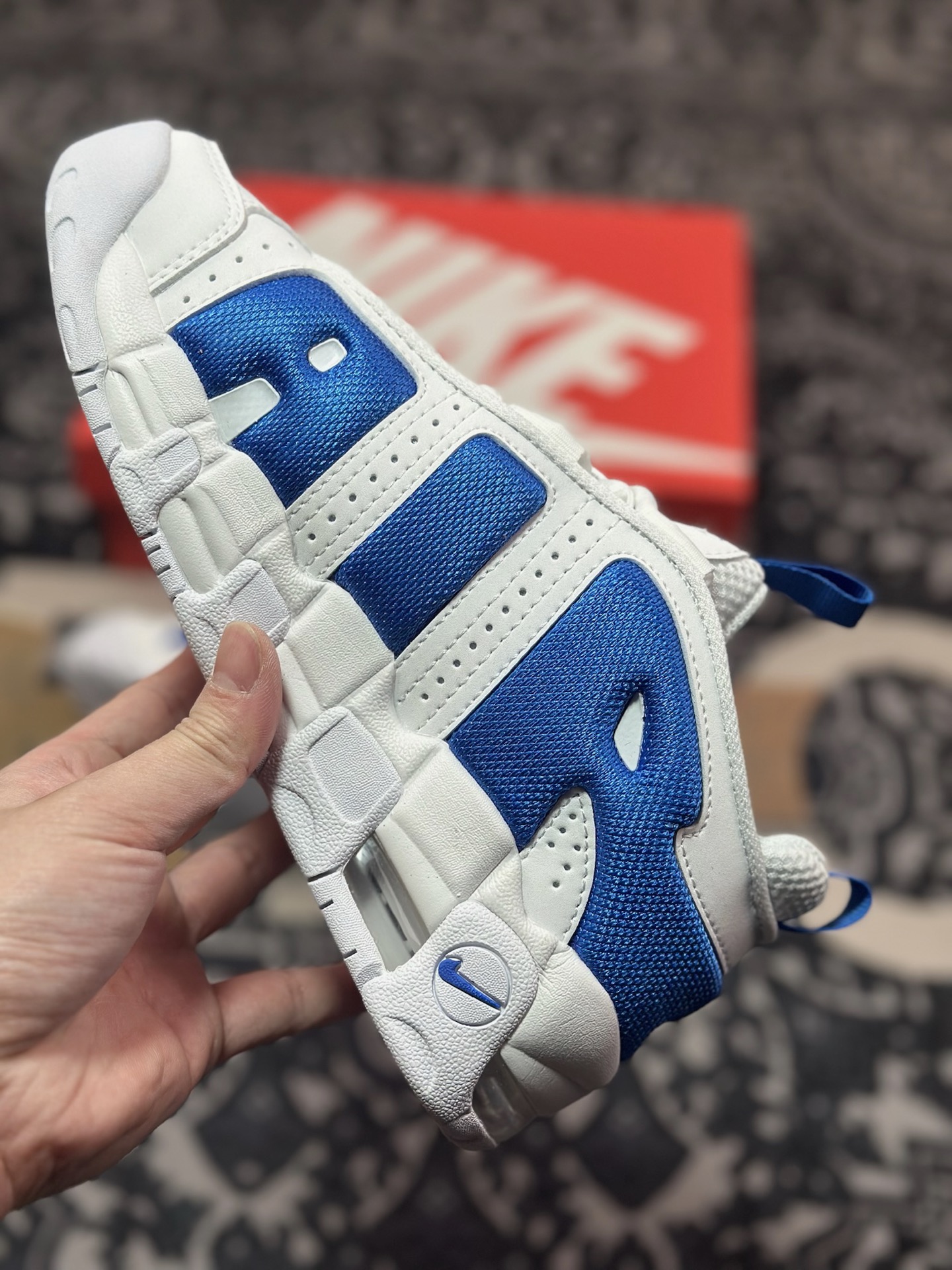 B4260  NK Air More Uptempo Low 大AIR皮蓬复古篮球鞋 FZ3055-101