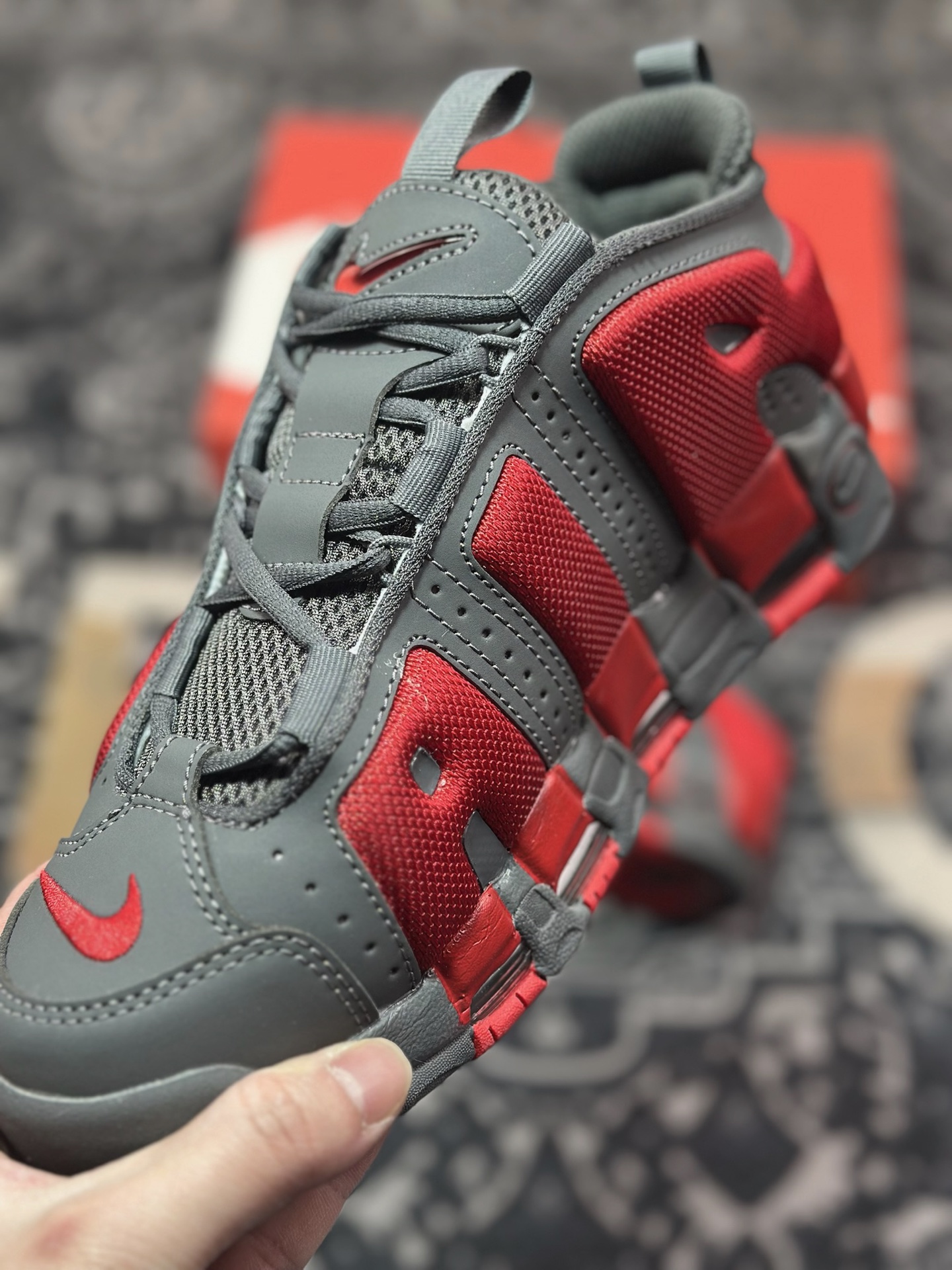 B4260  NK Air More Uptempo Low 大AIR皮蓬复古篮球鞋 FZ3055-002