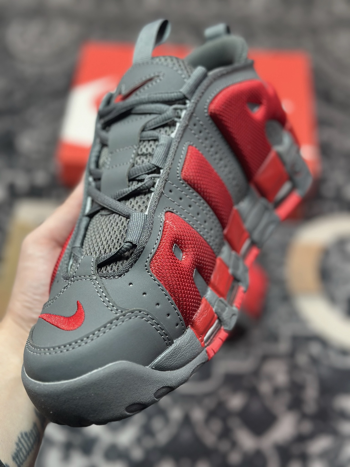 B4260  NK Air More Uptempo Low 大AIR皮蓬复古篮球鞋 FZ3055-002