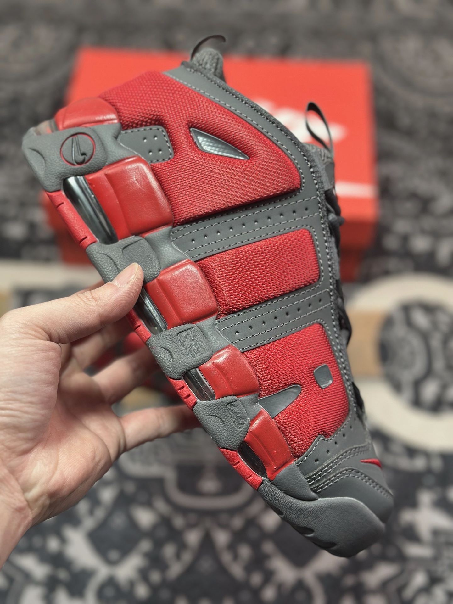 B4260  NK Air More Uptempo Low 大AIR皮蓬复古篮球鞋 FZ3055-002