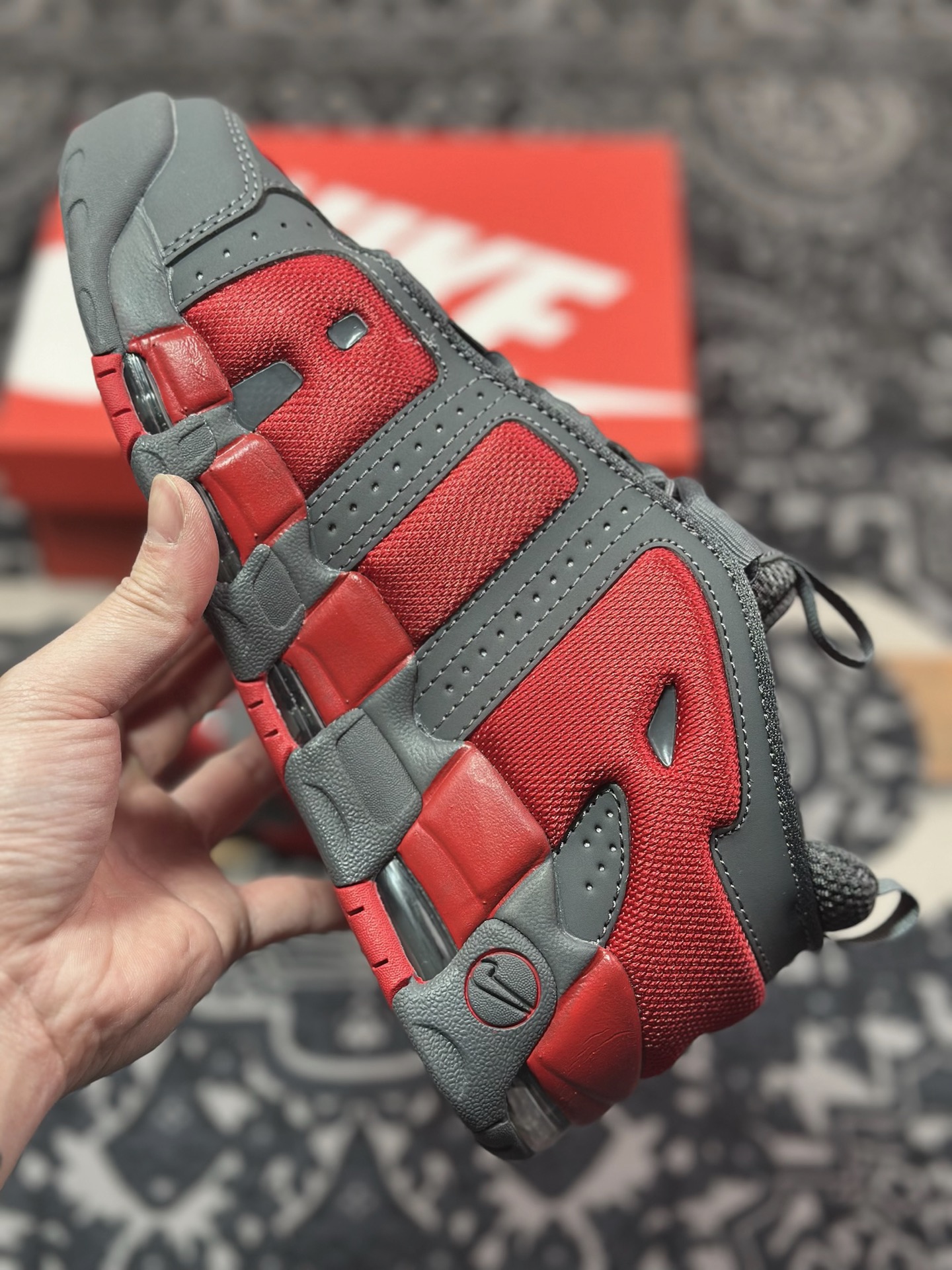 B4260  NK Air More Uptempo Low 大AIR皮蓬复古篮球鞋 FZ3055-002
